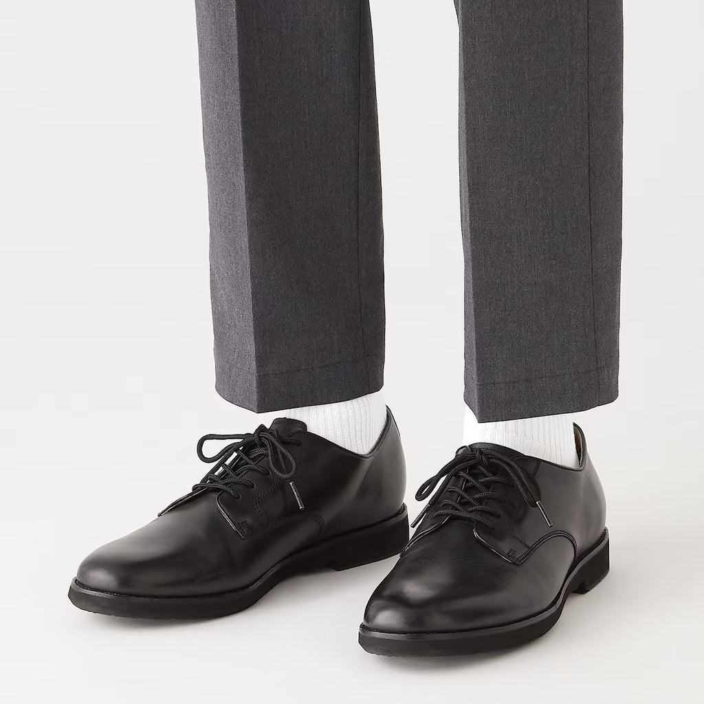Right Angle Ribbed Long Socks