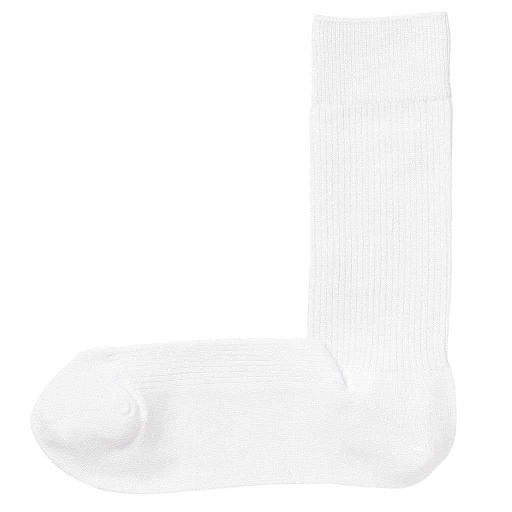 Right Angle Ribbed Long Socks