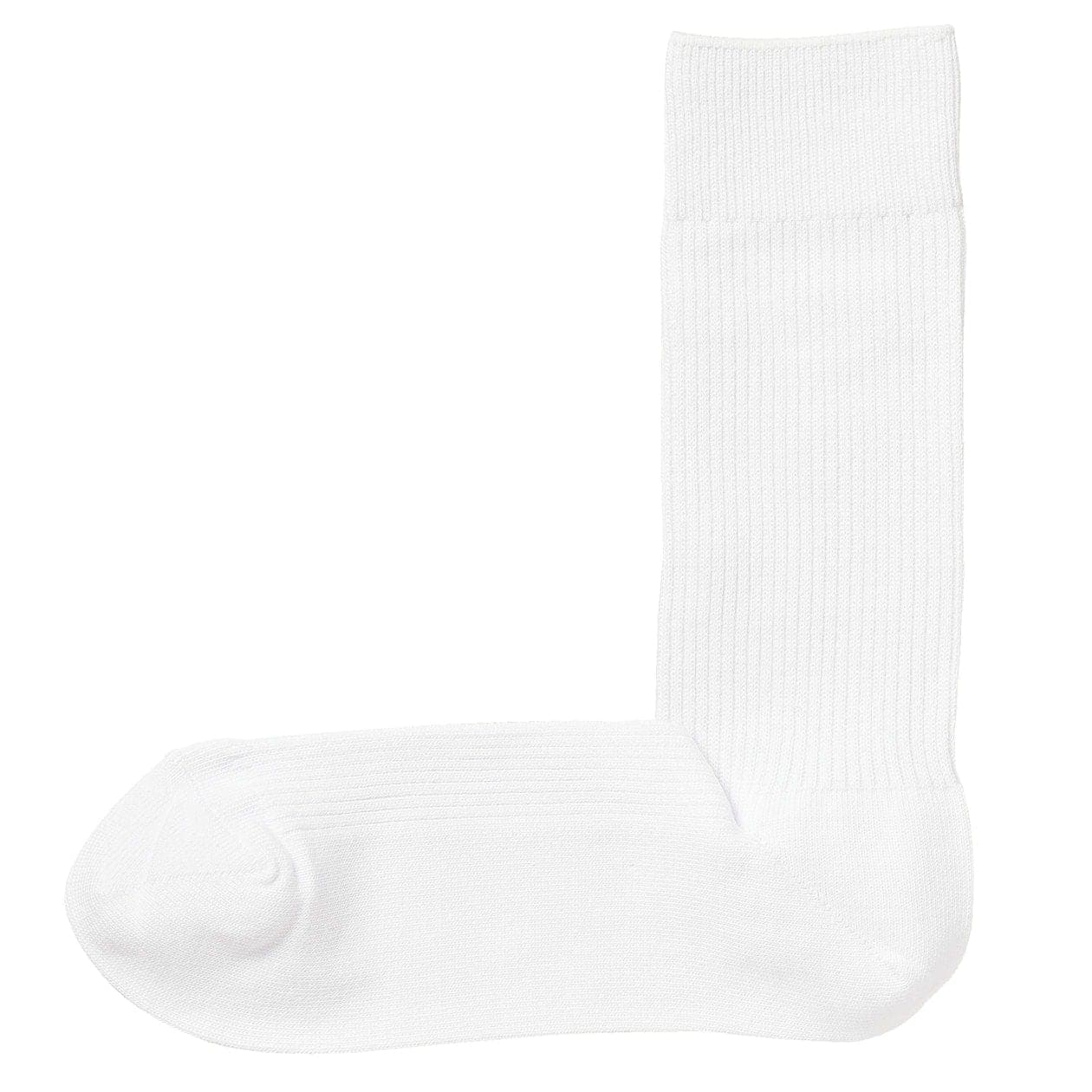 Right Angle Ribbed Long Socks