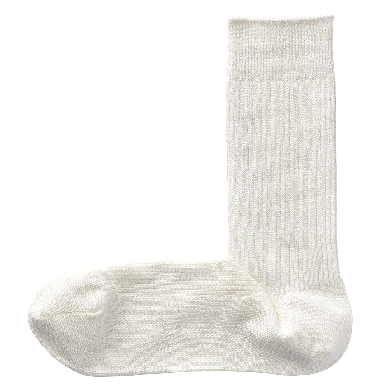 Right Angle Ribbed Long Socks