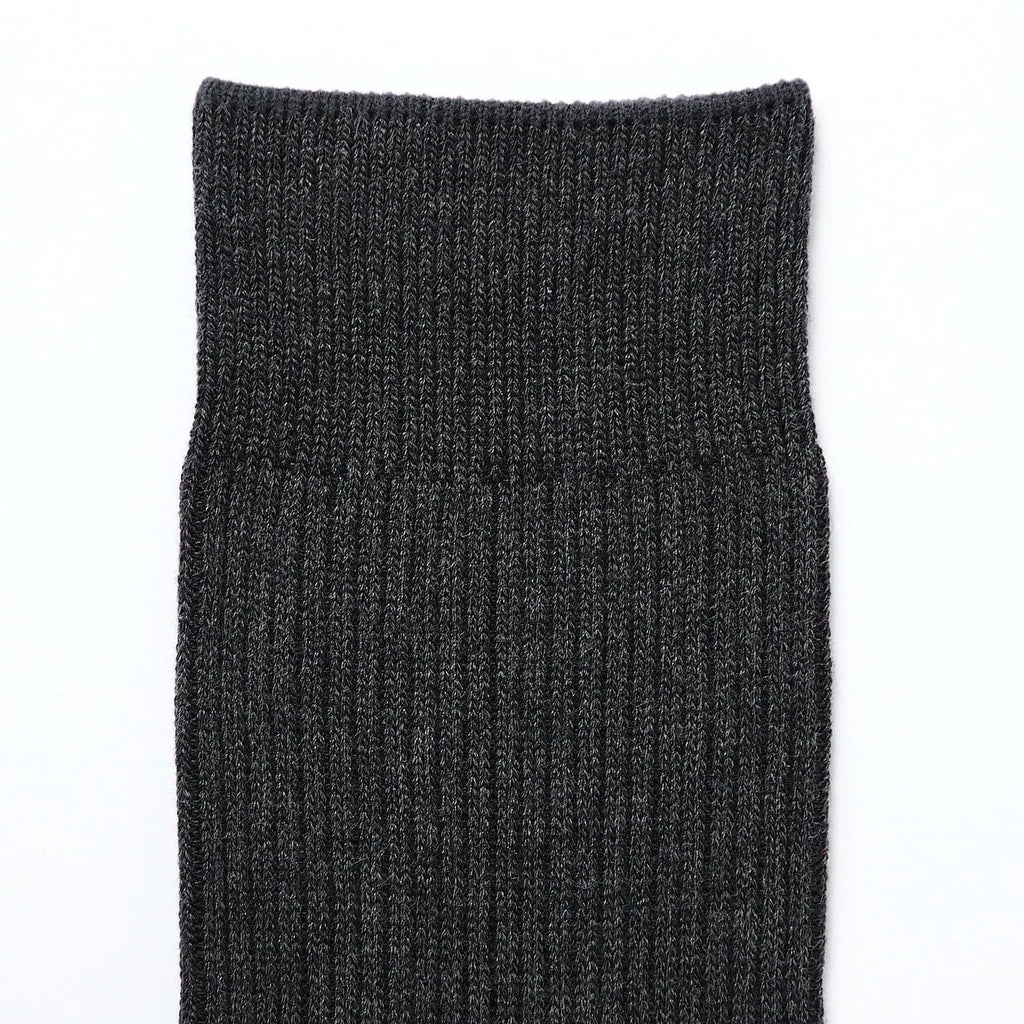 Right Angle Ribbed Long Socks