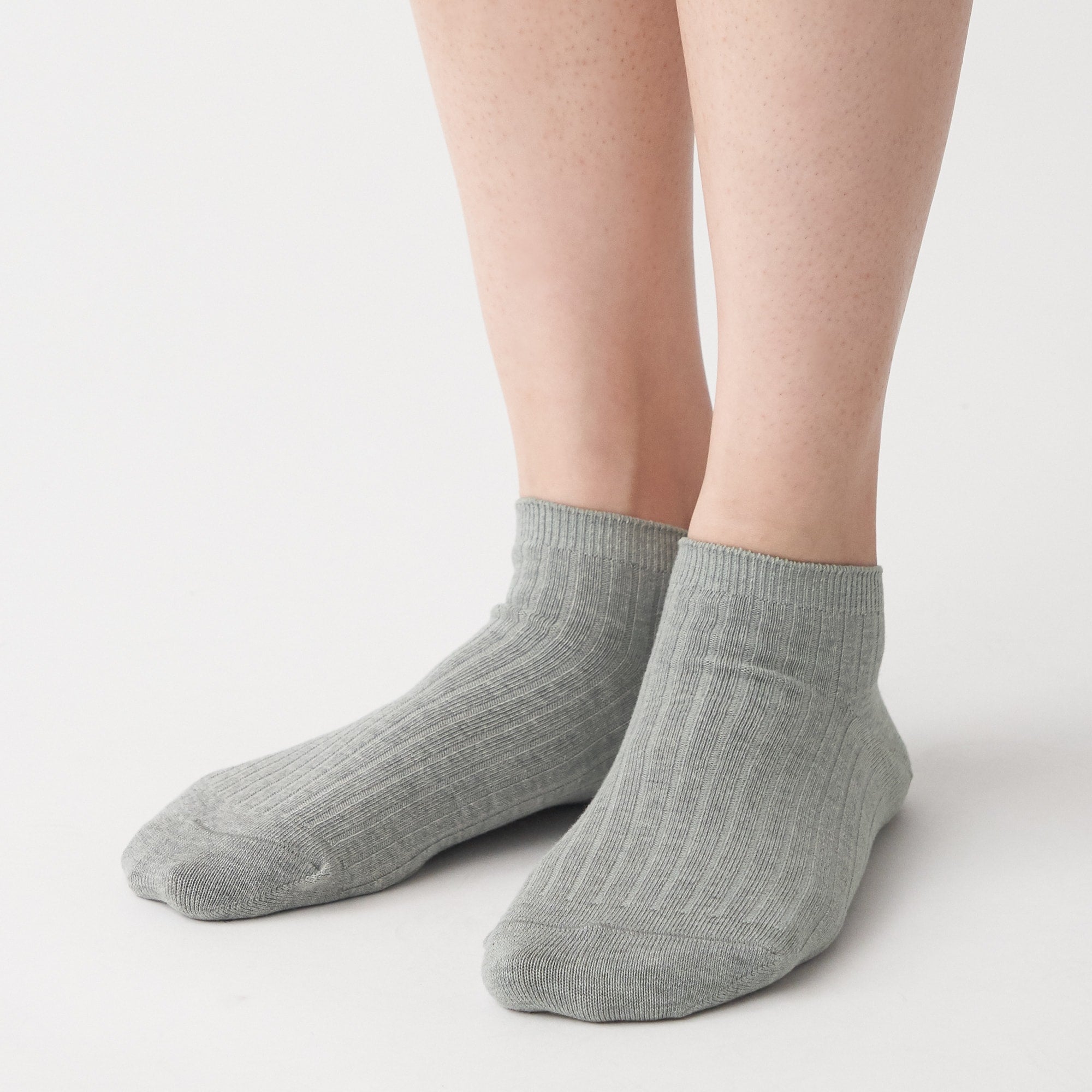Right Angle Rib Sneaker Socks 23-25cm
