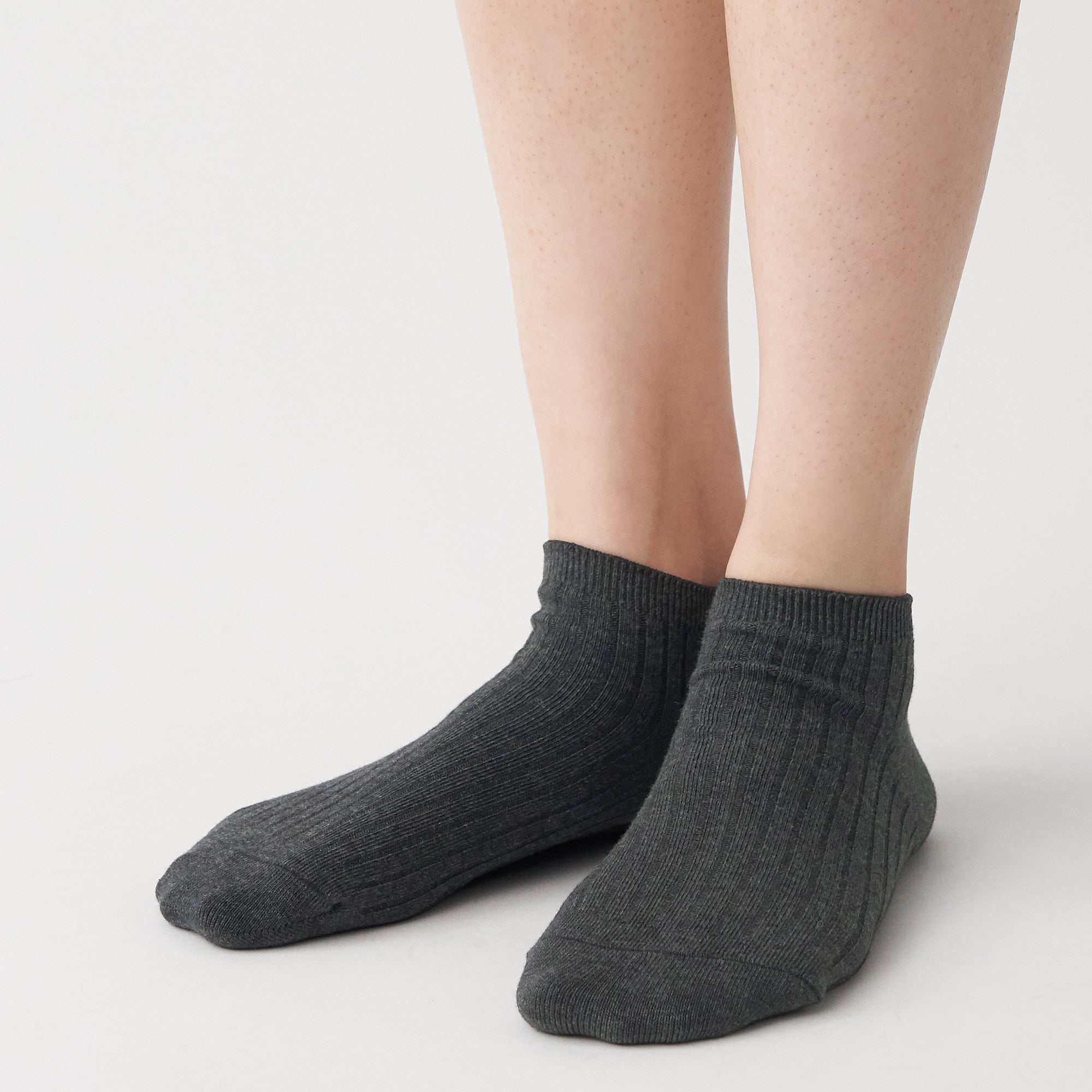 Right Angle Rib Sneaker Socks 23-25cm