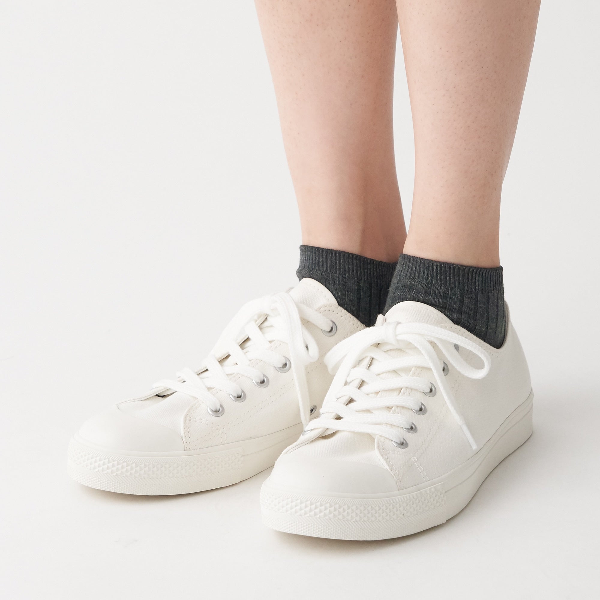 Right Angle Rib Sneaker Socks 23-25cm