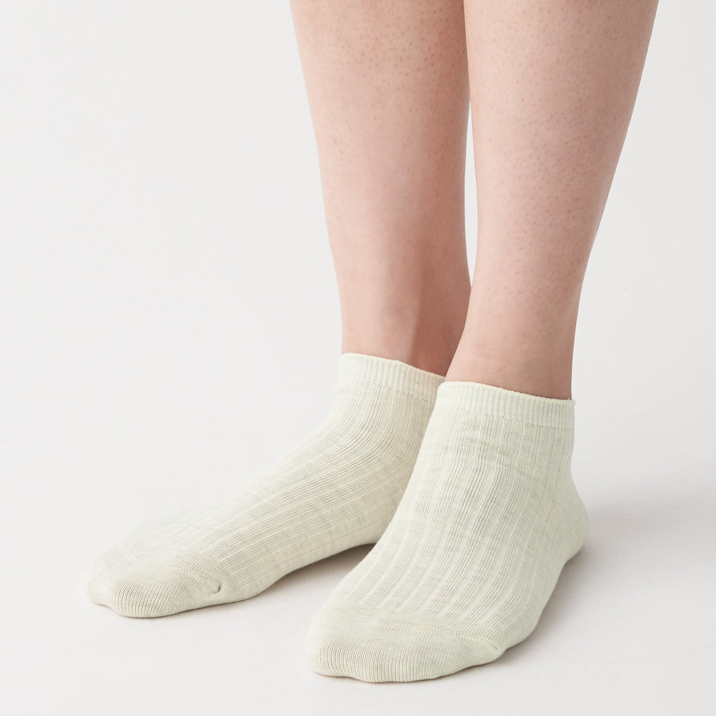 Right Angle Rib Sneaker Socks 23-25cm