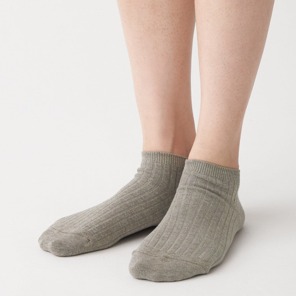 Right Angle Rib Sneaker Socks 23-25cm