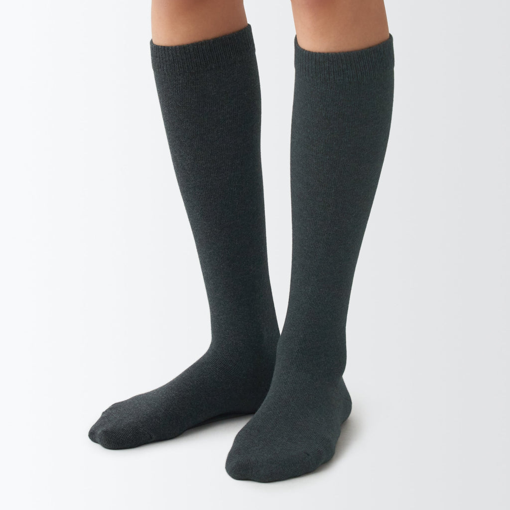 Right Angle No Elastic High Socks