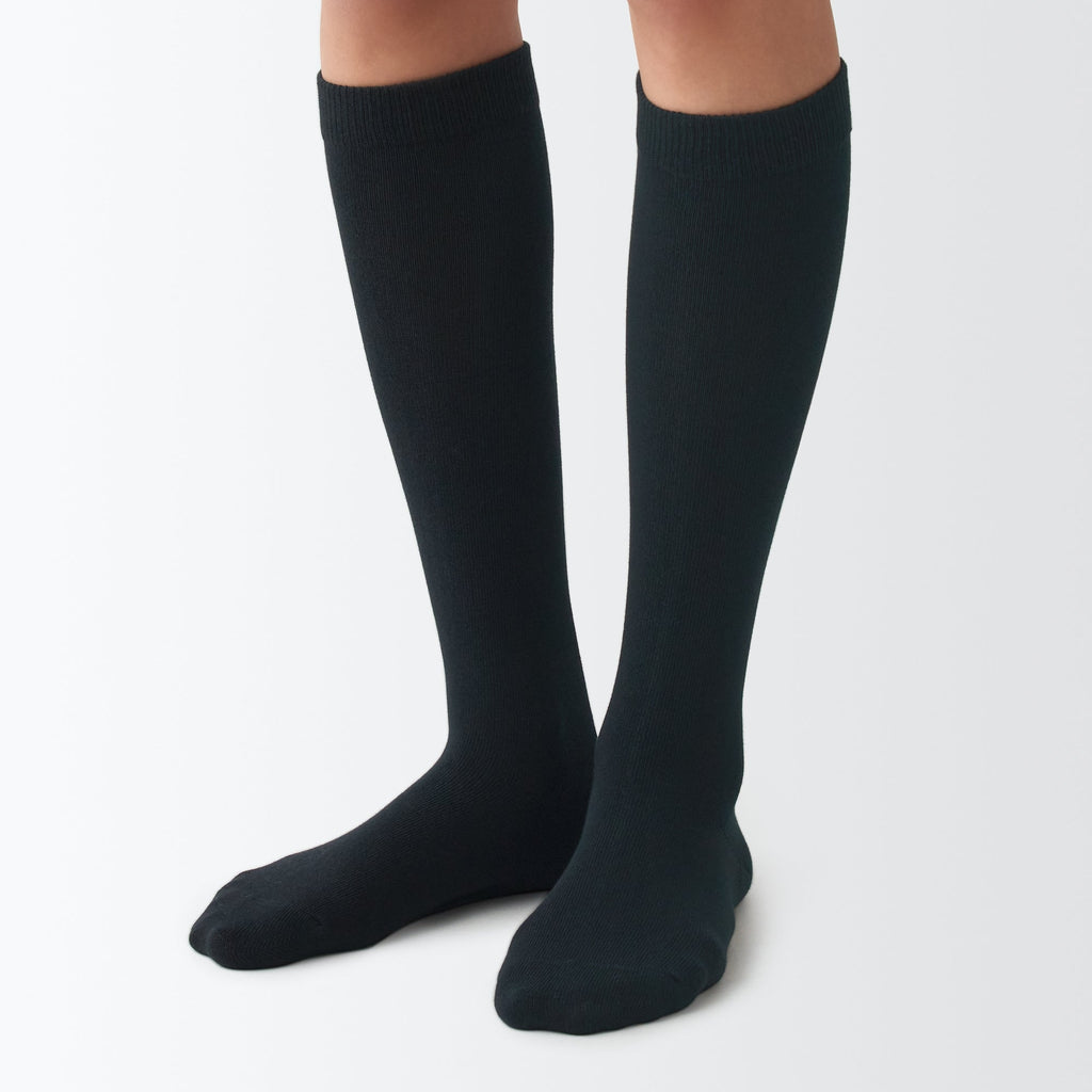 Right Angle No Elastic High Socks
