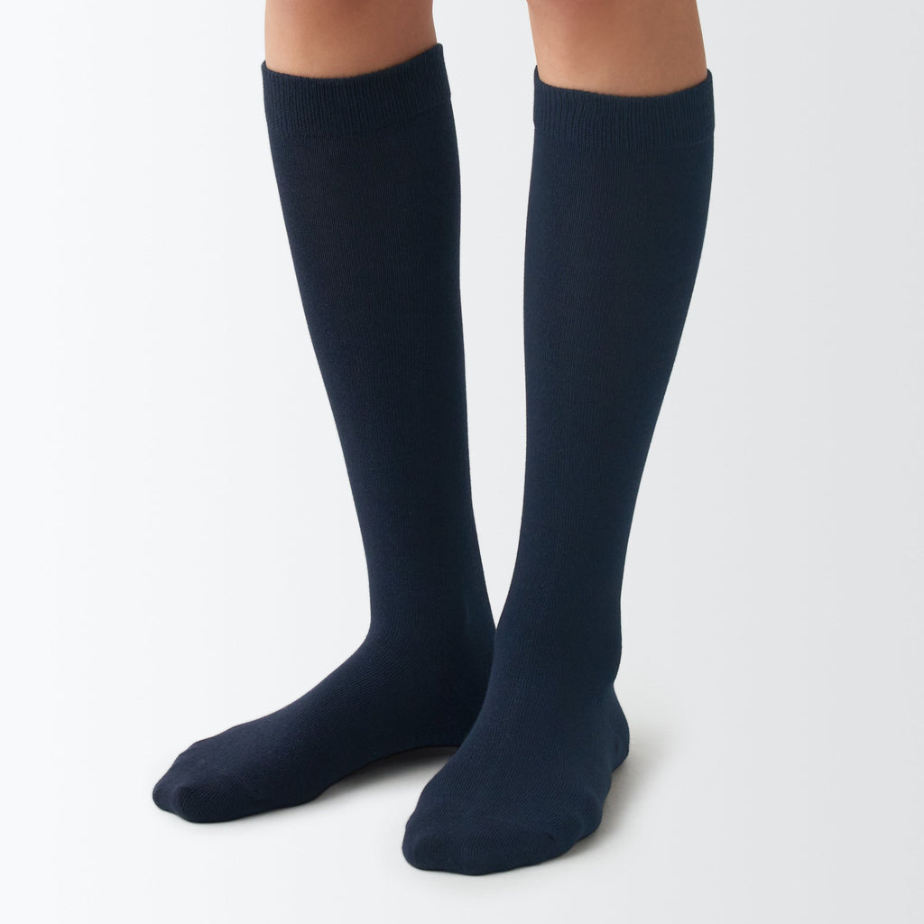 Right Angle No Elastic High Socks