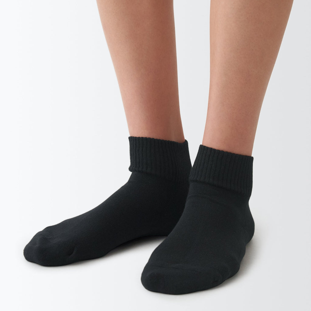 Right Angle No Elastic Pile Short Socks