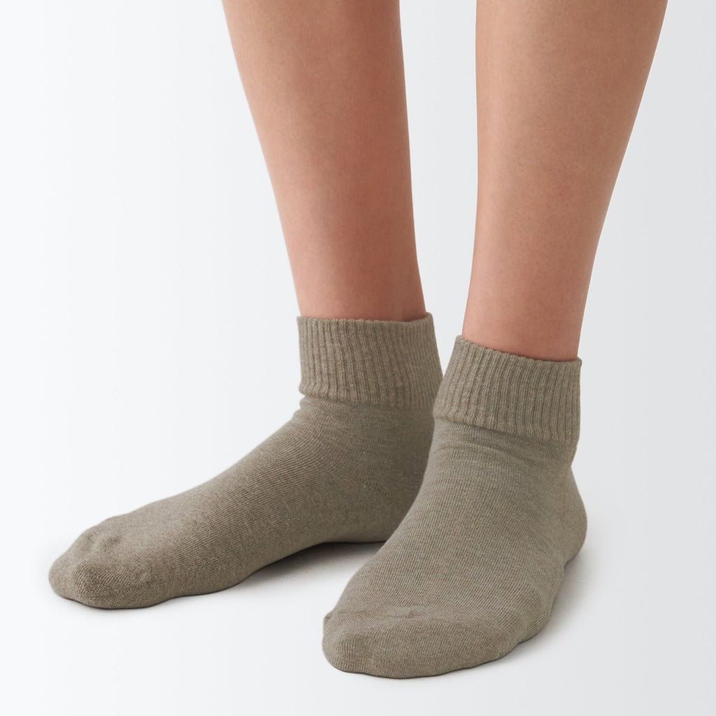 Right Angle No Elastic Pile Short Socks