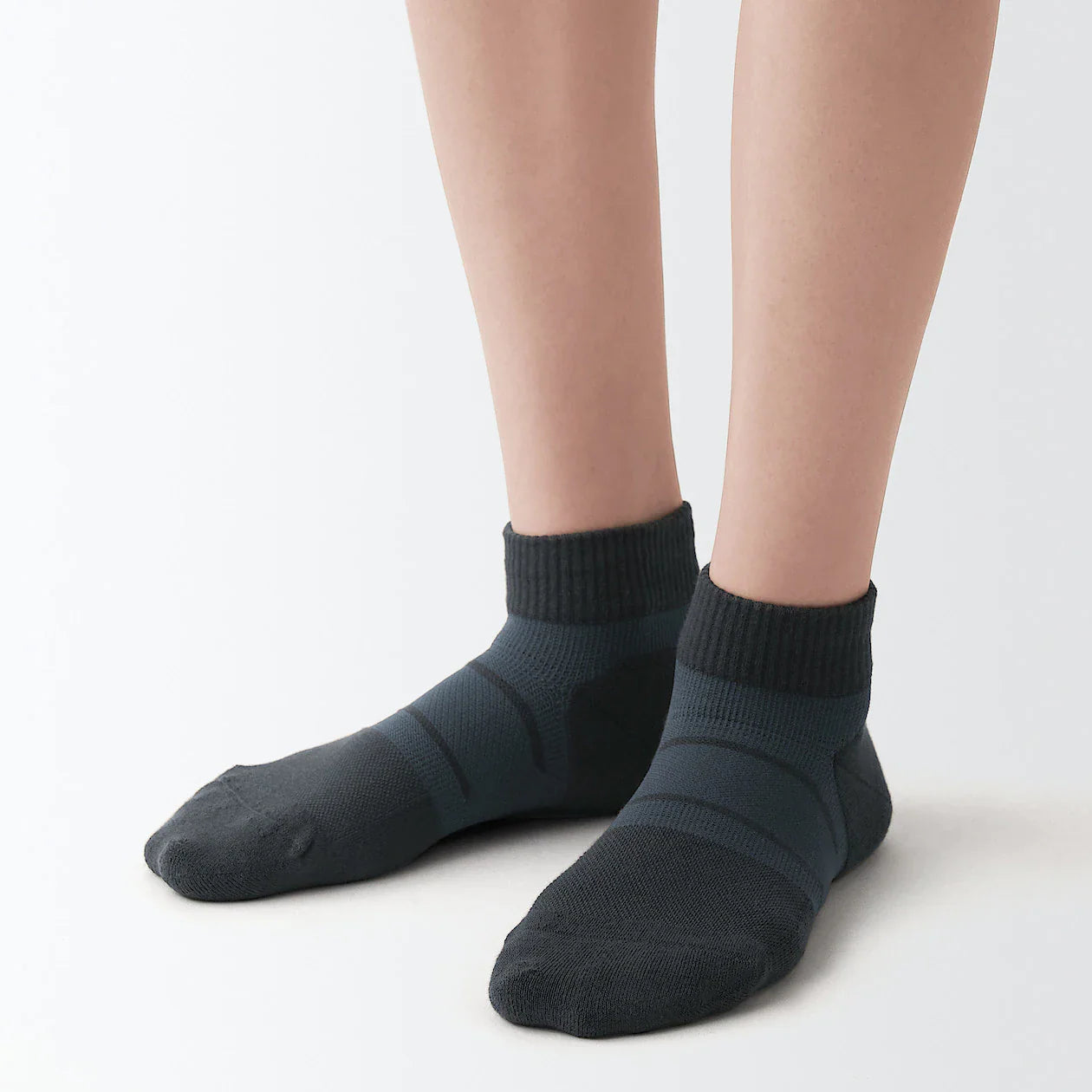 Right Angle Arch Support Short Socks 23-25cm - Pack of 2