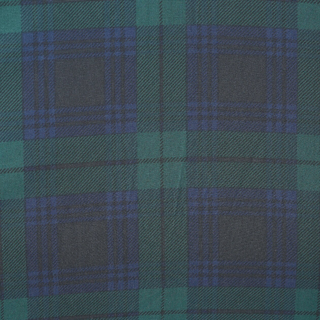 2 Way Foldable Umbrella - Dark Green Check