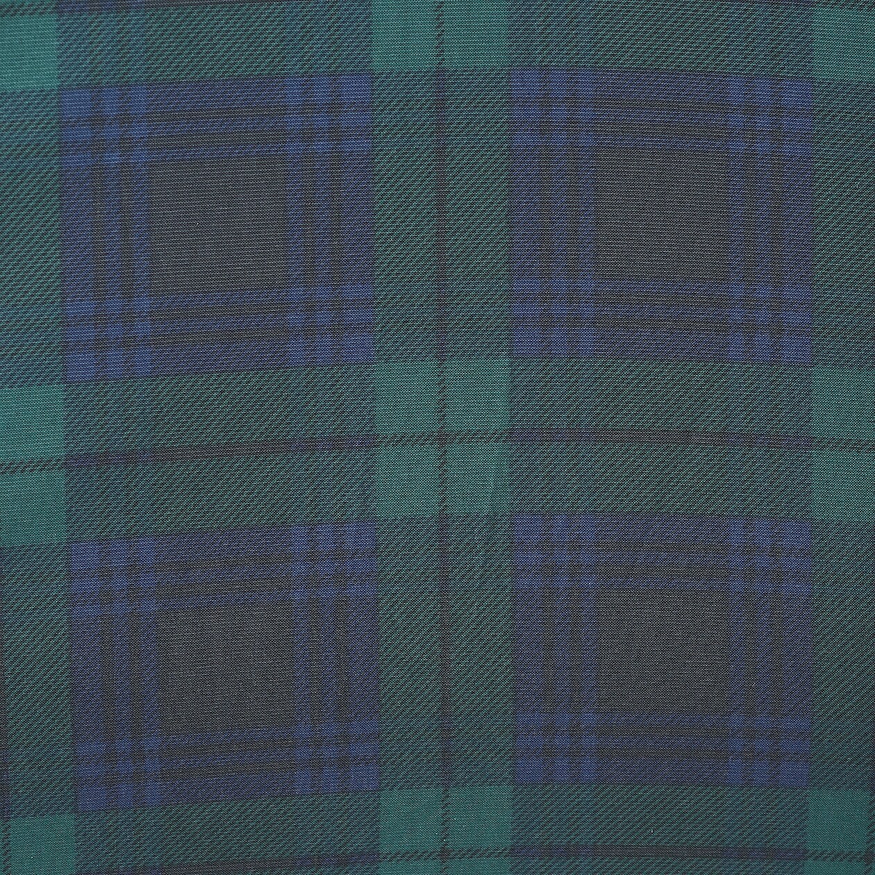 2 Way Foldable Umbrella - Dark Green Check