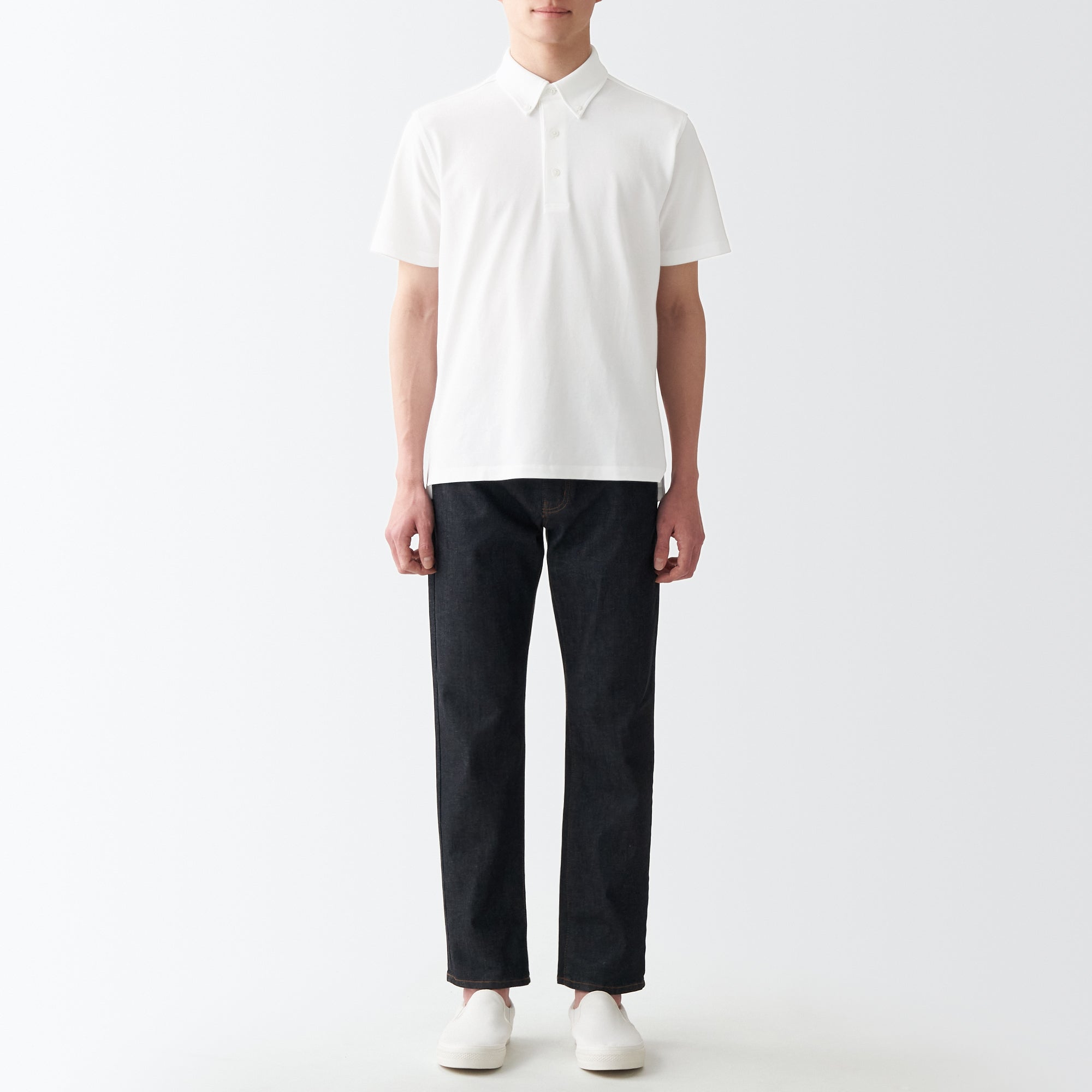 Men's High Twist Pique Polo Shirt