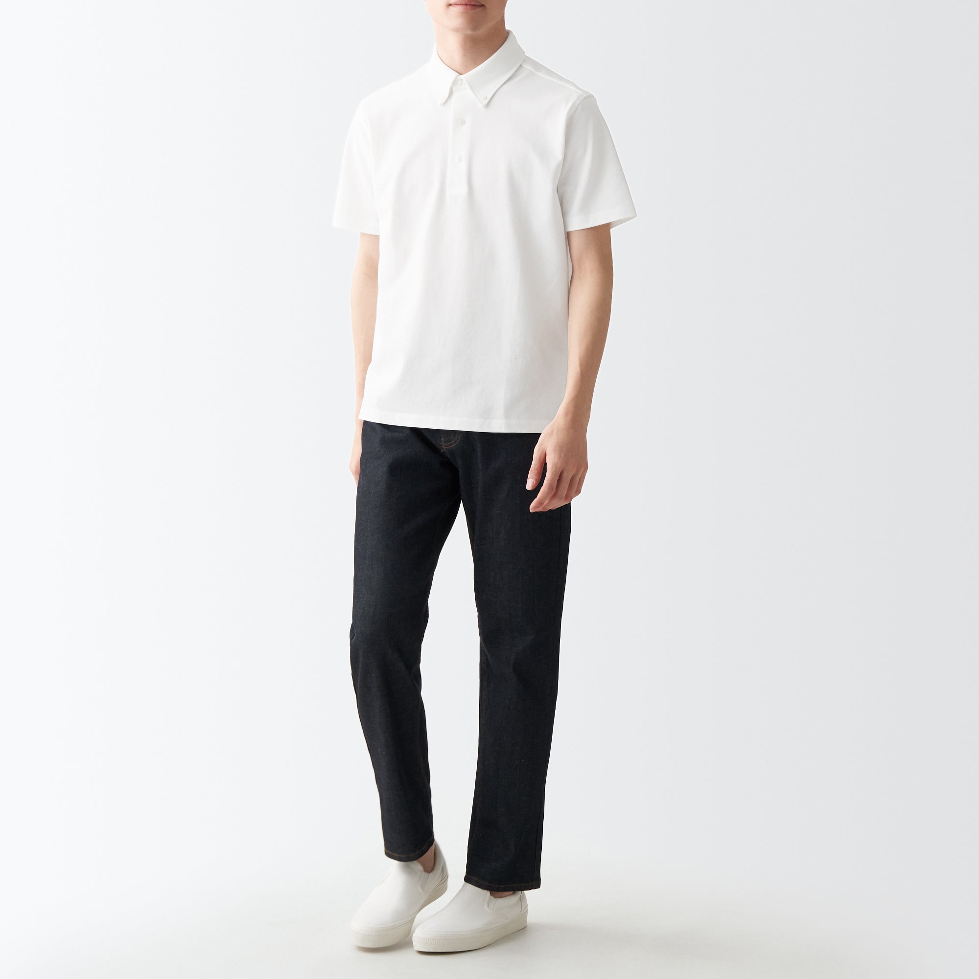Men's High Twist Pique Polo Shirt