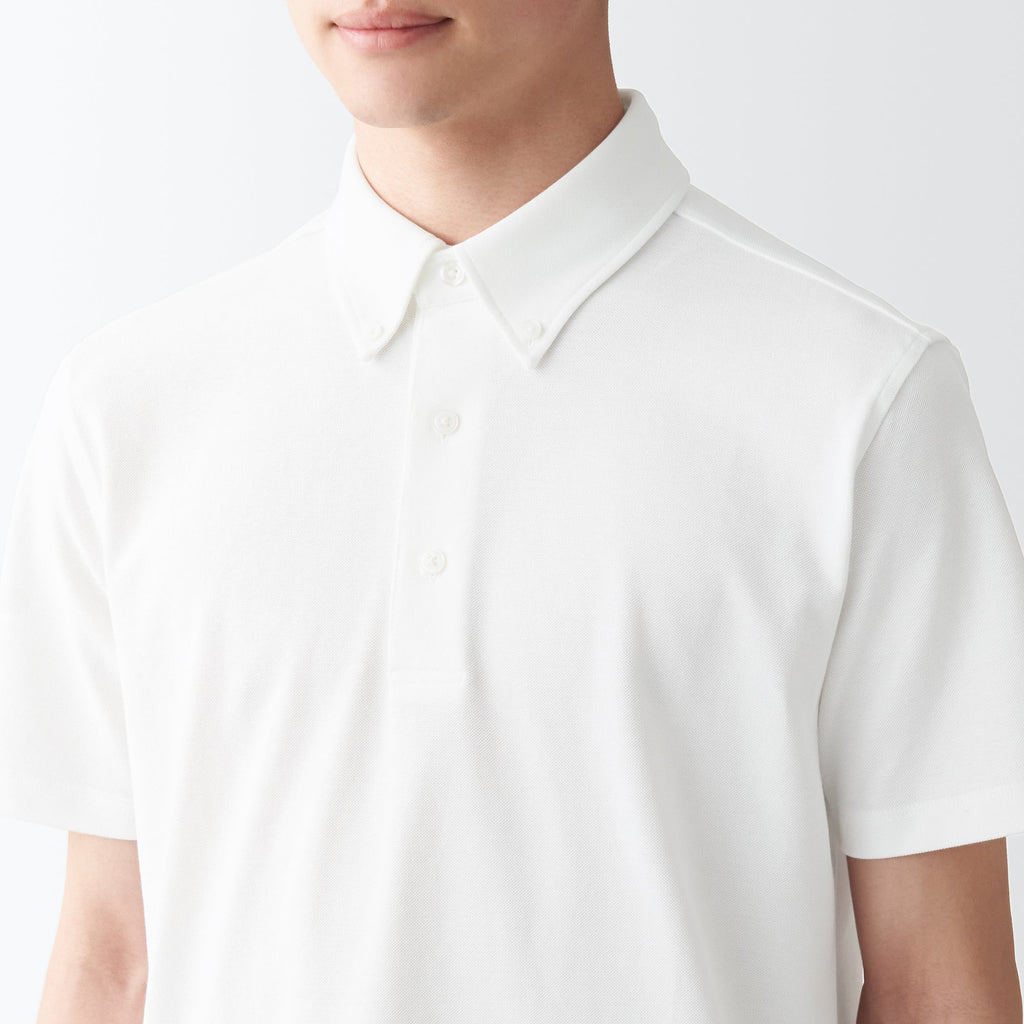 Men's High Twist Pique Polo Shirt