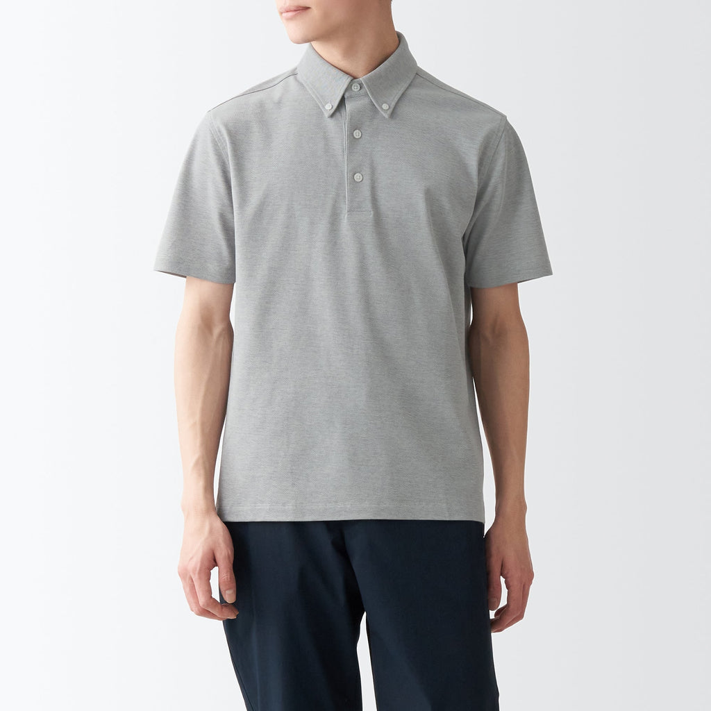 Men's High Twist Pique Polo Shirt