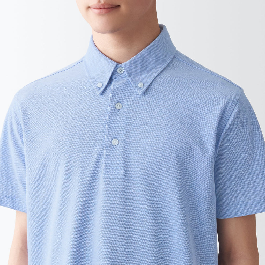 Men's High Twist Pique Polo Shirt