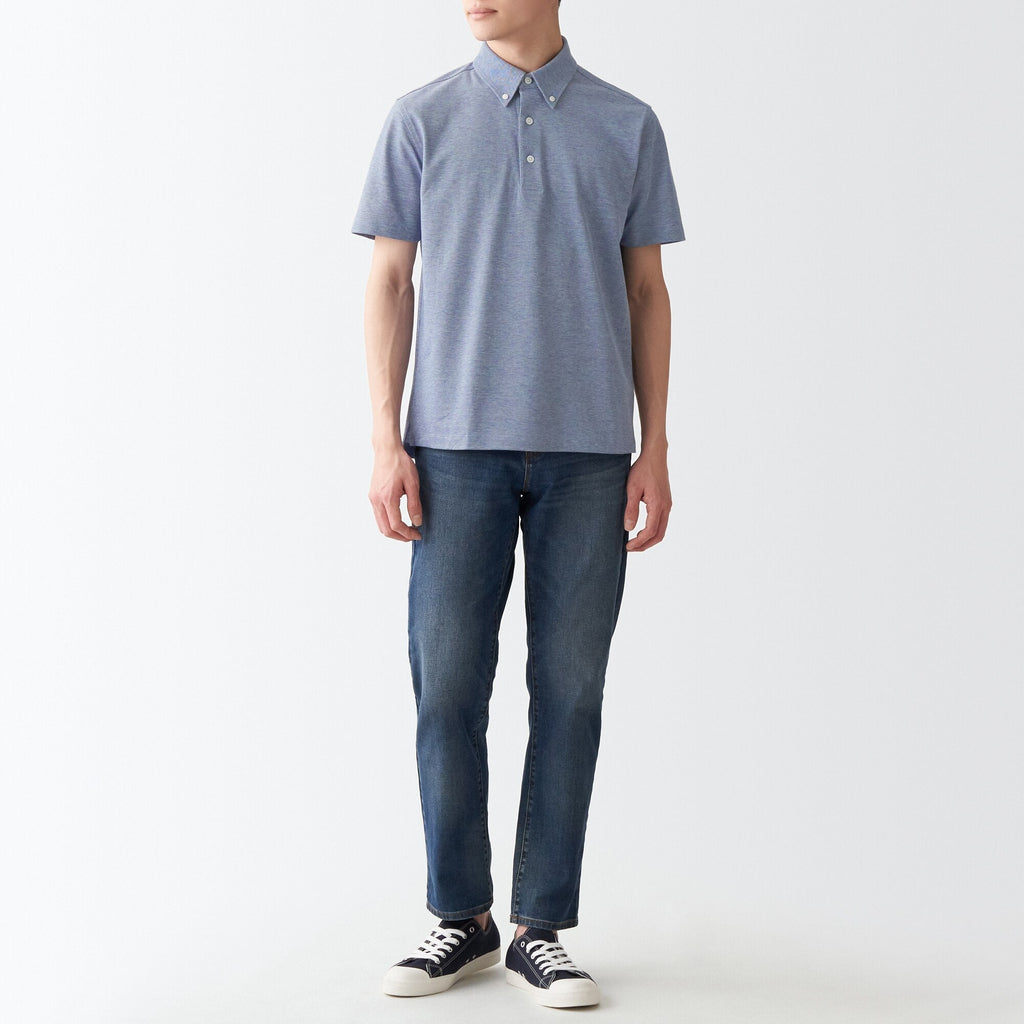 Men's High Twist Pique Polo Shirt