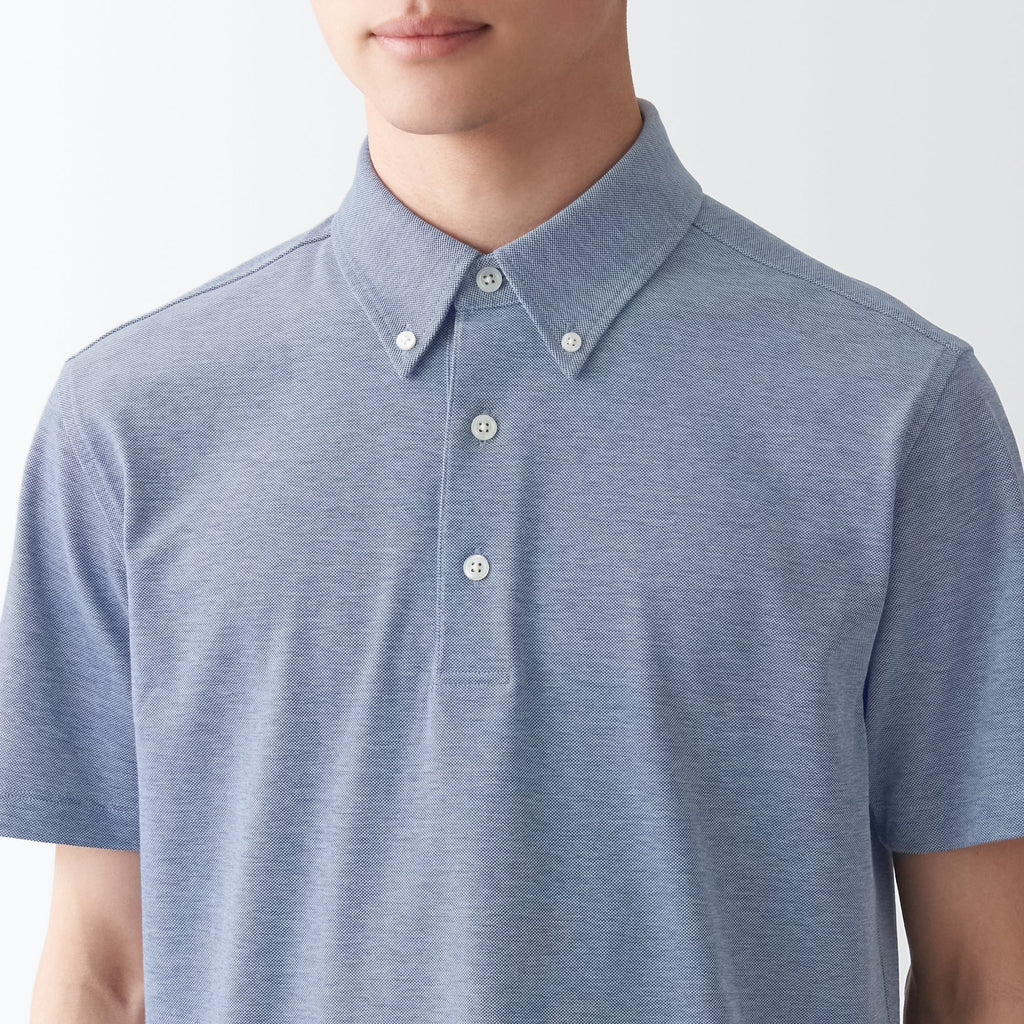 Men's High Twist Pique Polo Shirt