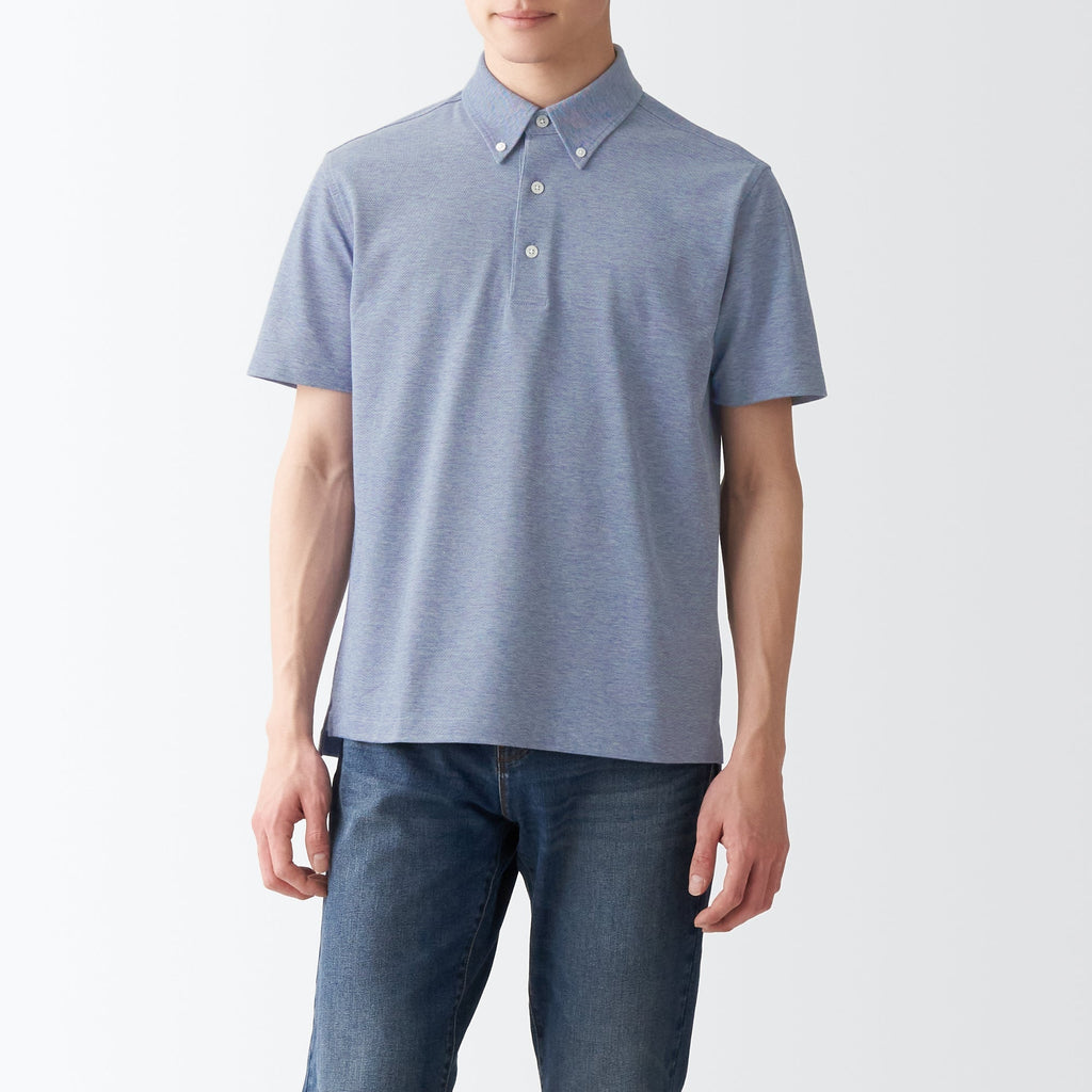 Men's High Twist Pique Polo Shirt