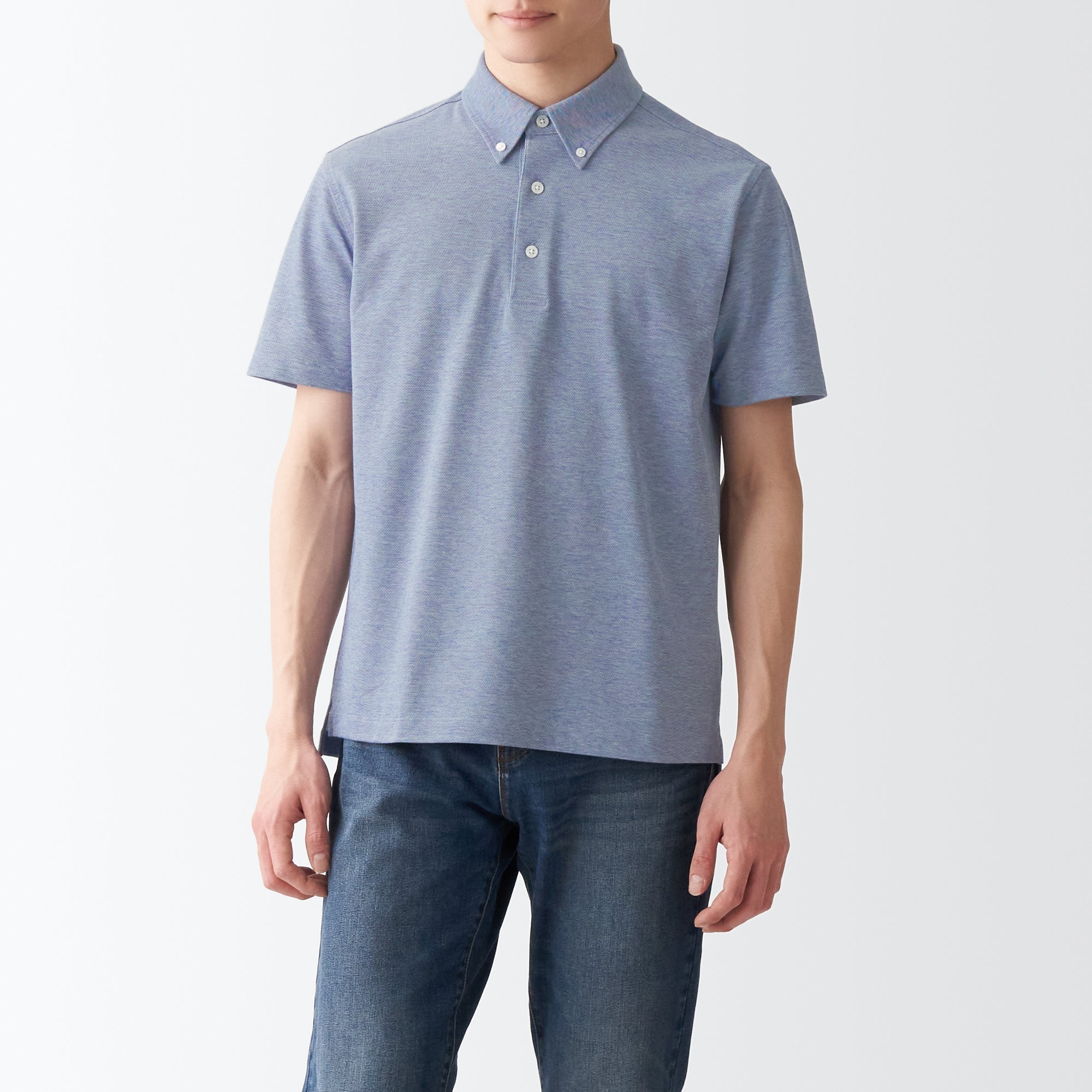 Men's High Twist Pique Polo Shirt