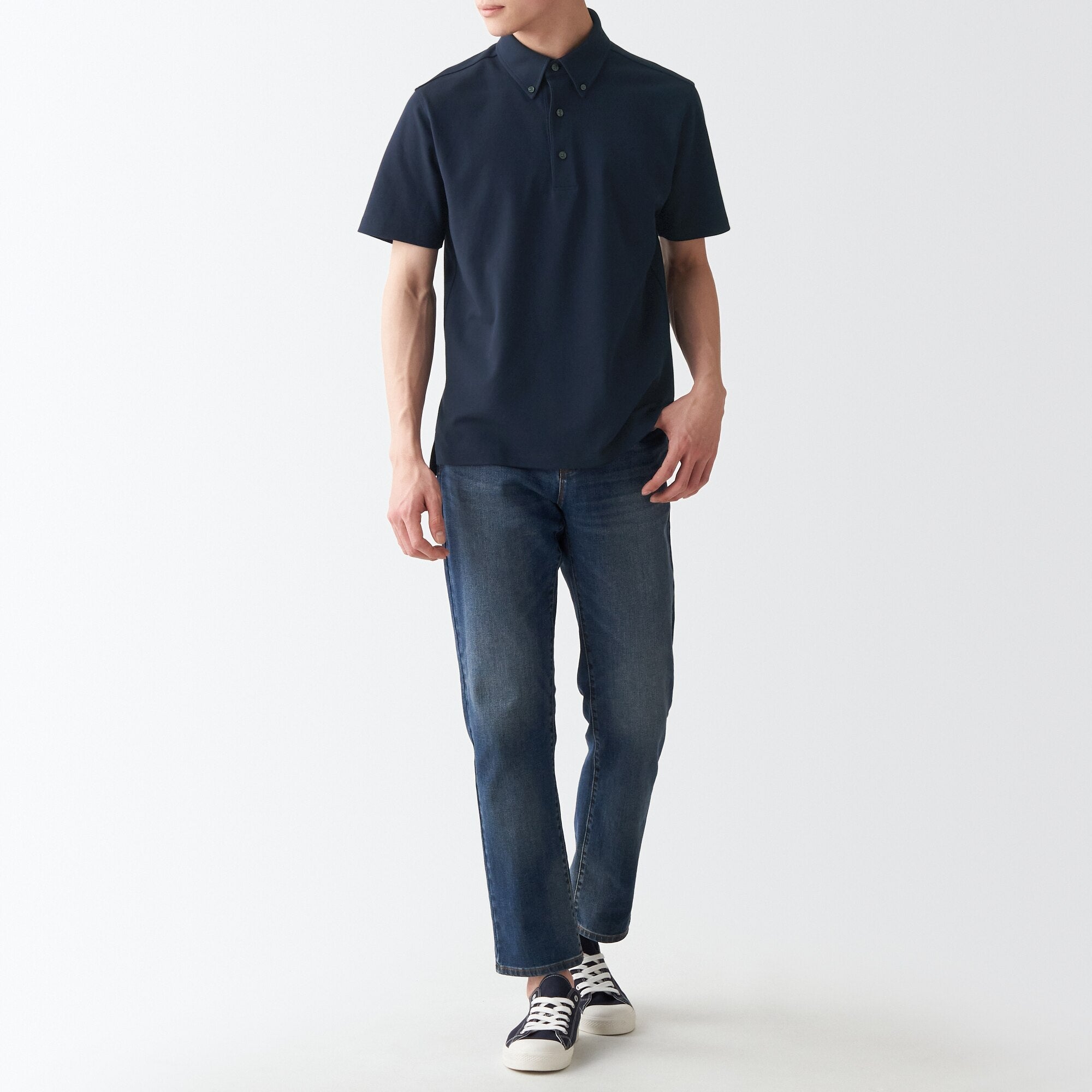 Men's High Twist Pique Polo Shirt