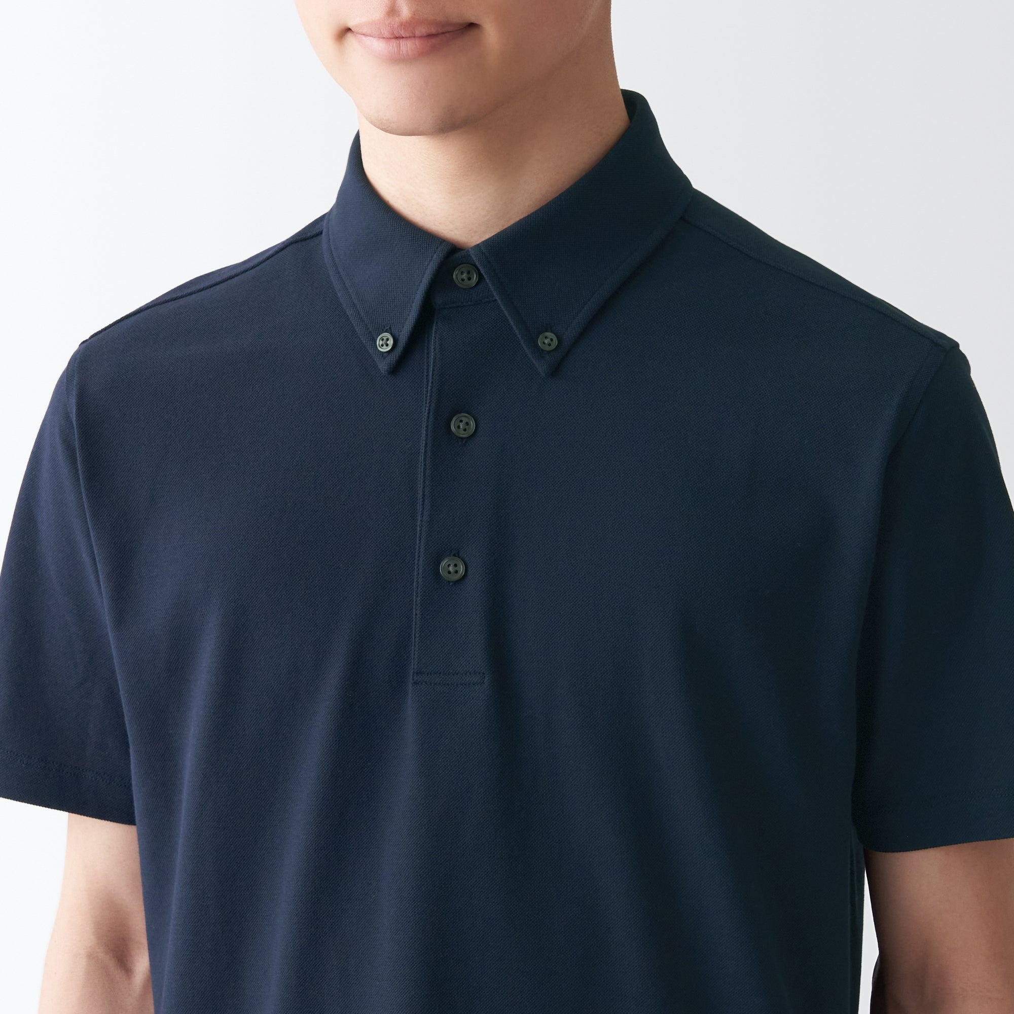 Men's High Twist Pique Polo Shirt