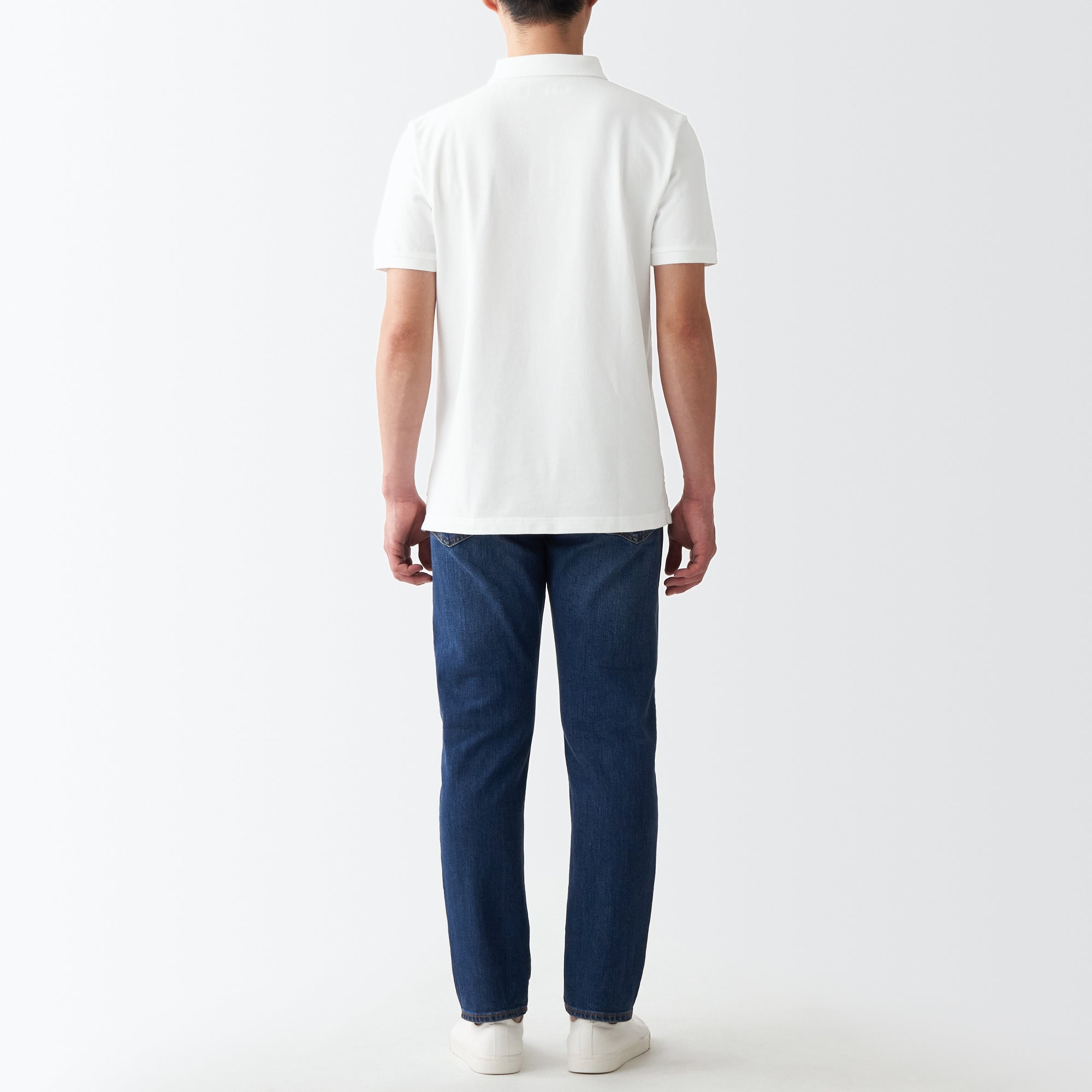 Men's Washed Pique Polo Shirt