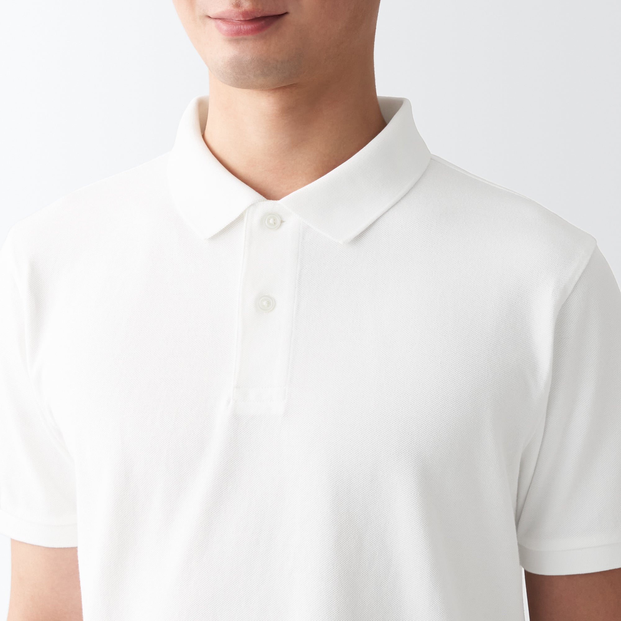 Men's Washed Pique Polo Shirt