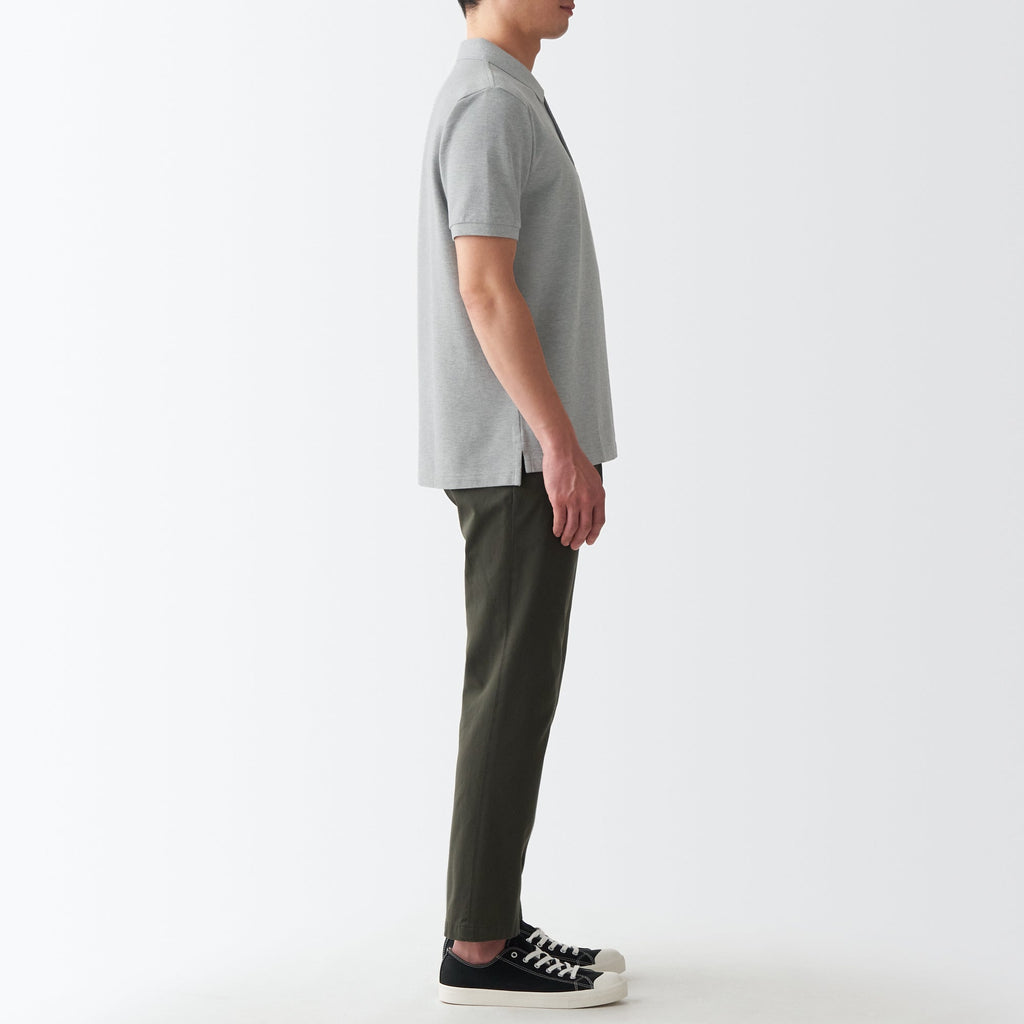 Men's Washed Pique Polo Shirt