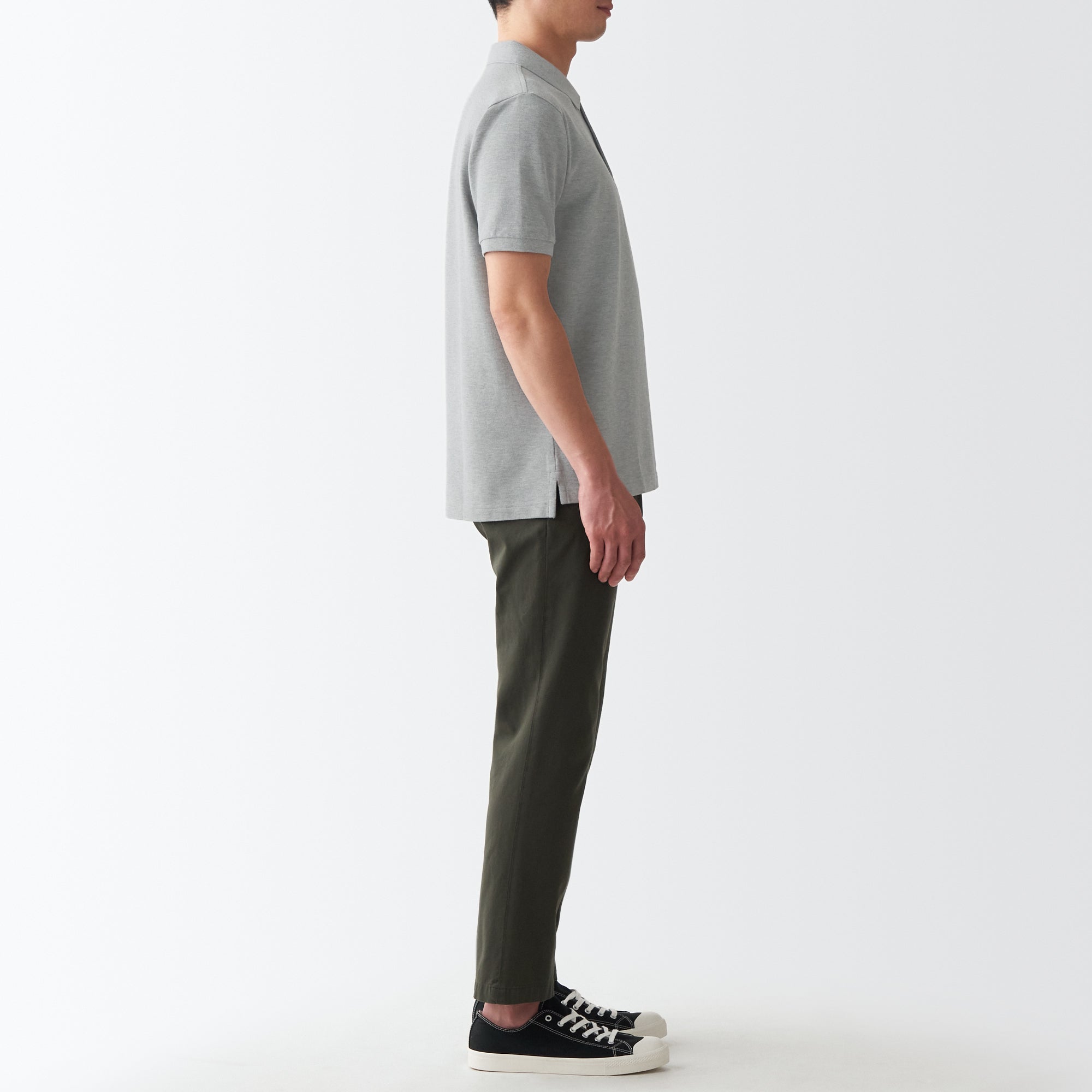 Men's Washed Pique Polo Shirt