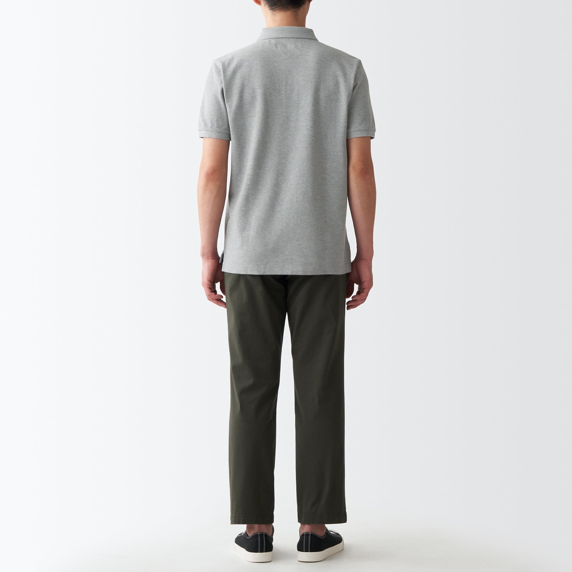 Men's Washed Pique Polo Shirt