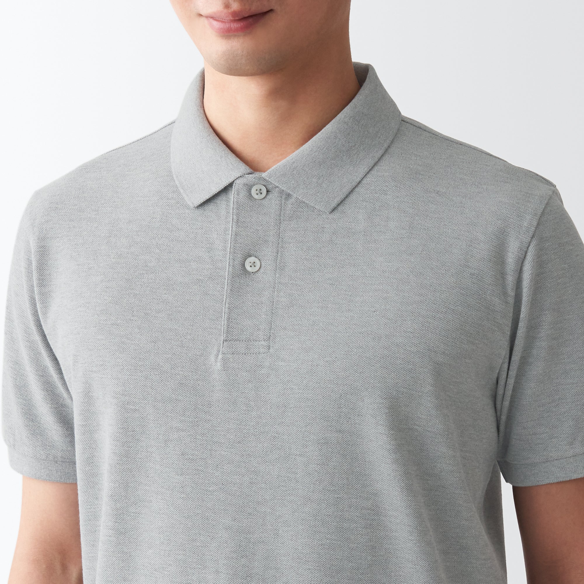 Men's Washed Pique Polo Shirt