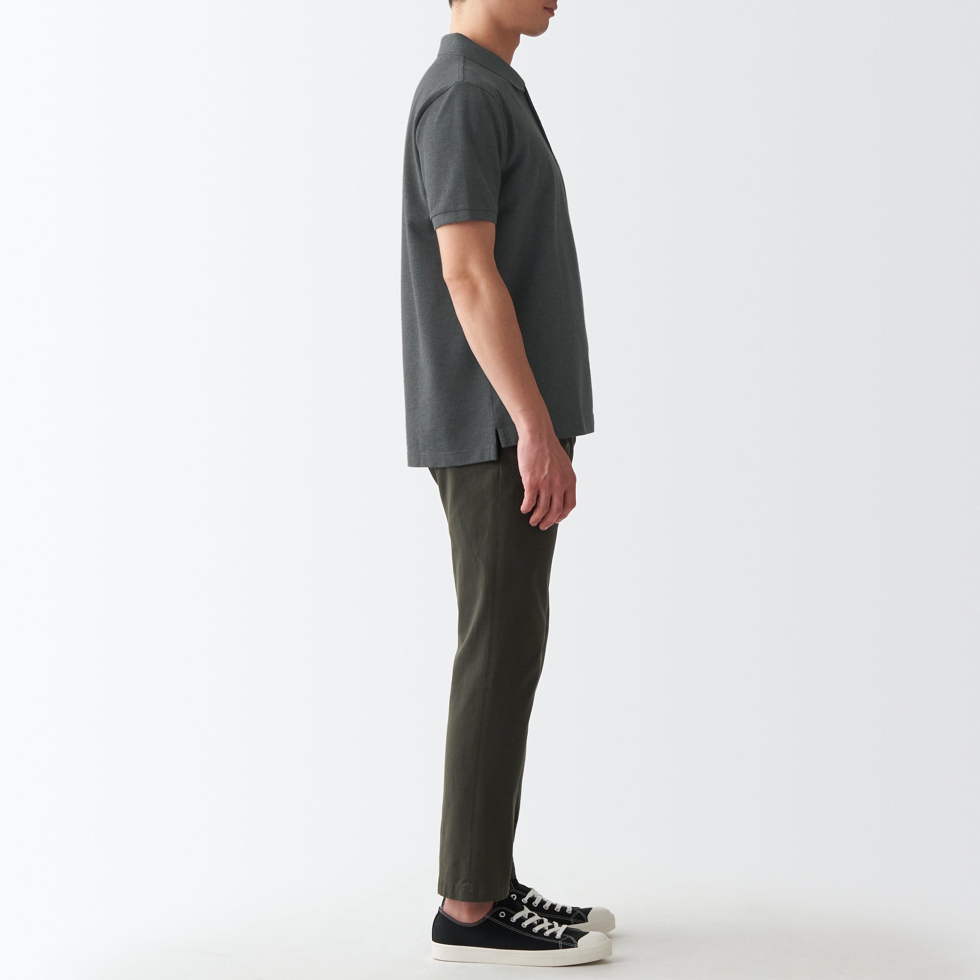 Men's Washed Pique Polo Shirt