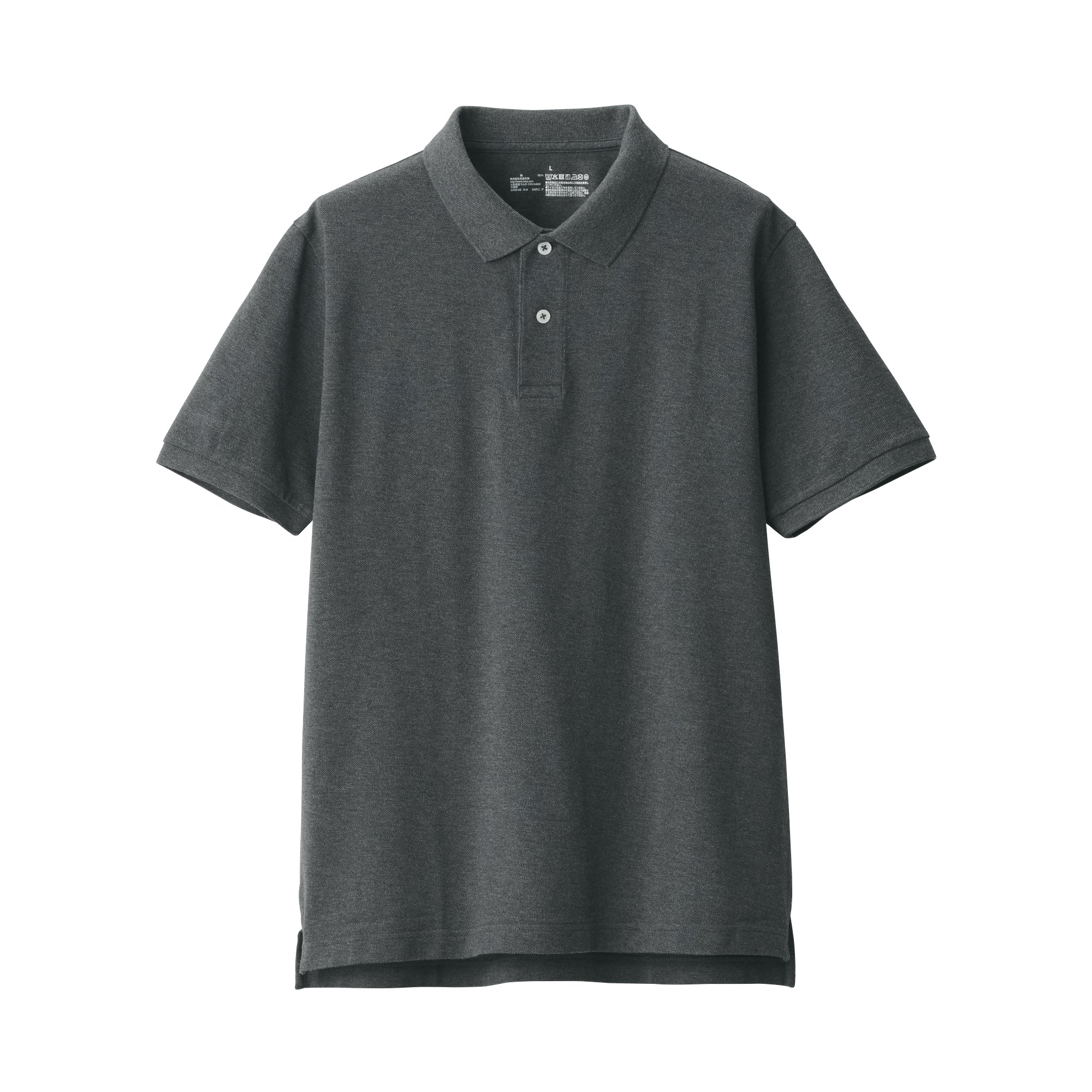 Men's Washed Pique Polo Shirt