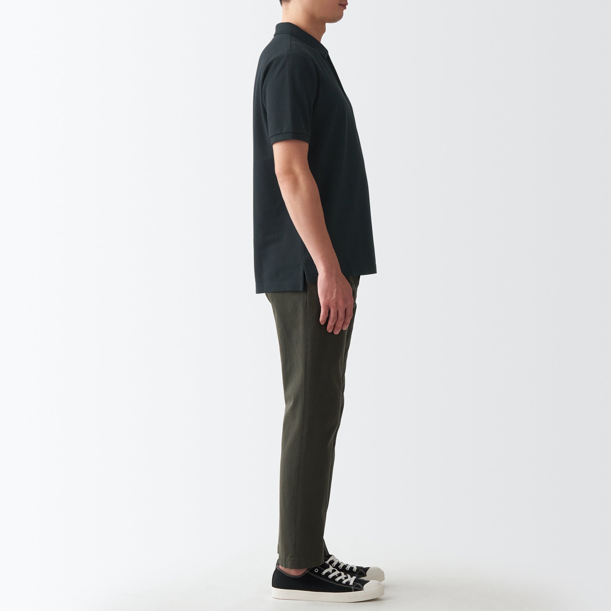Men's Washed Pique Polo Shirt