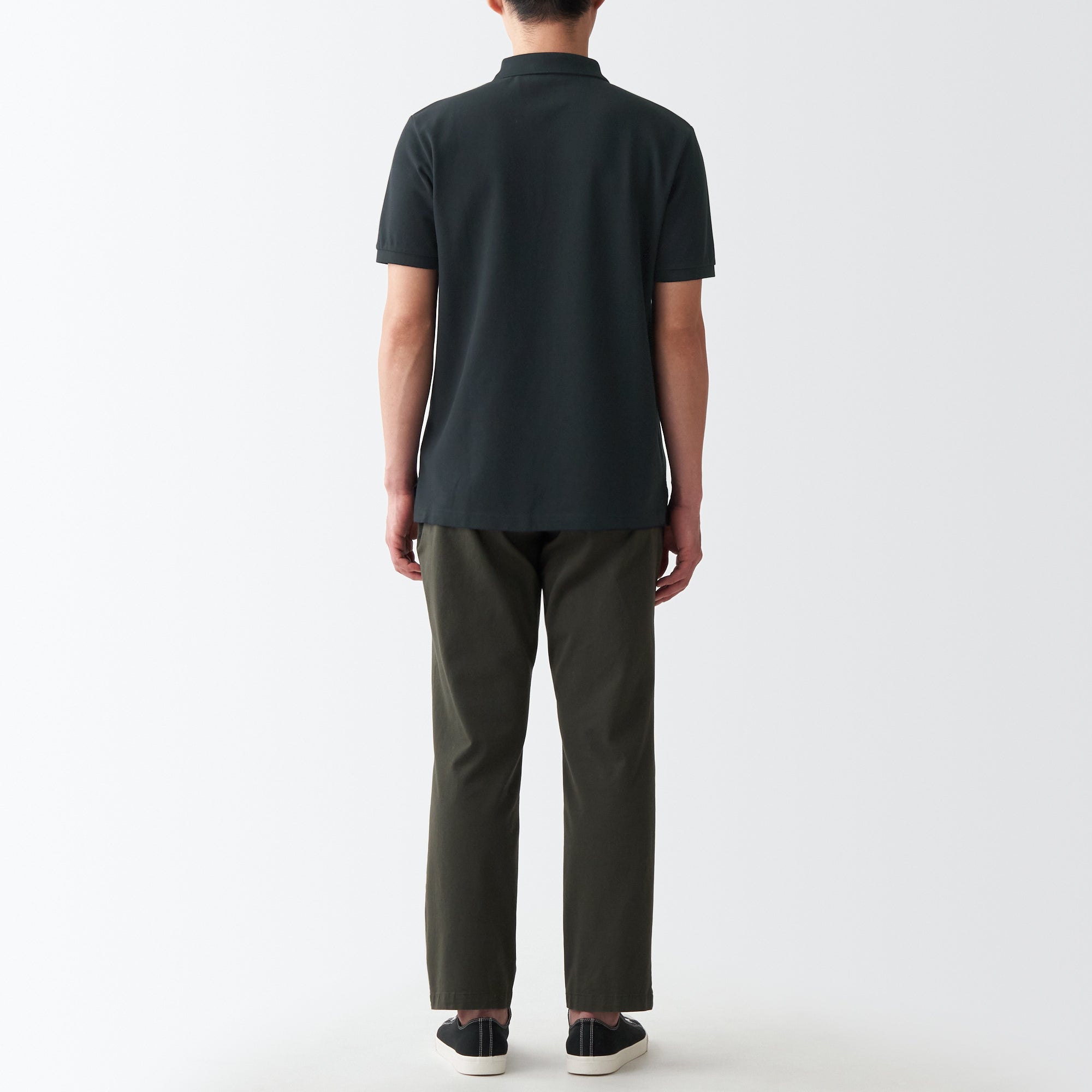 Men's Washed Pique Polo Shirt