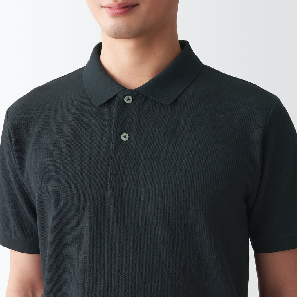 Men's Washed Pique Polo Shirt