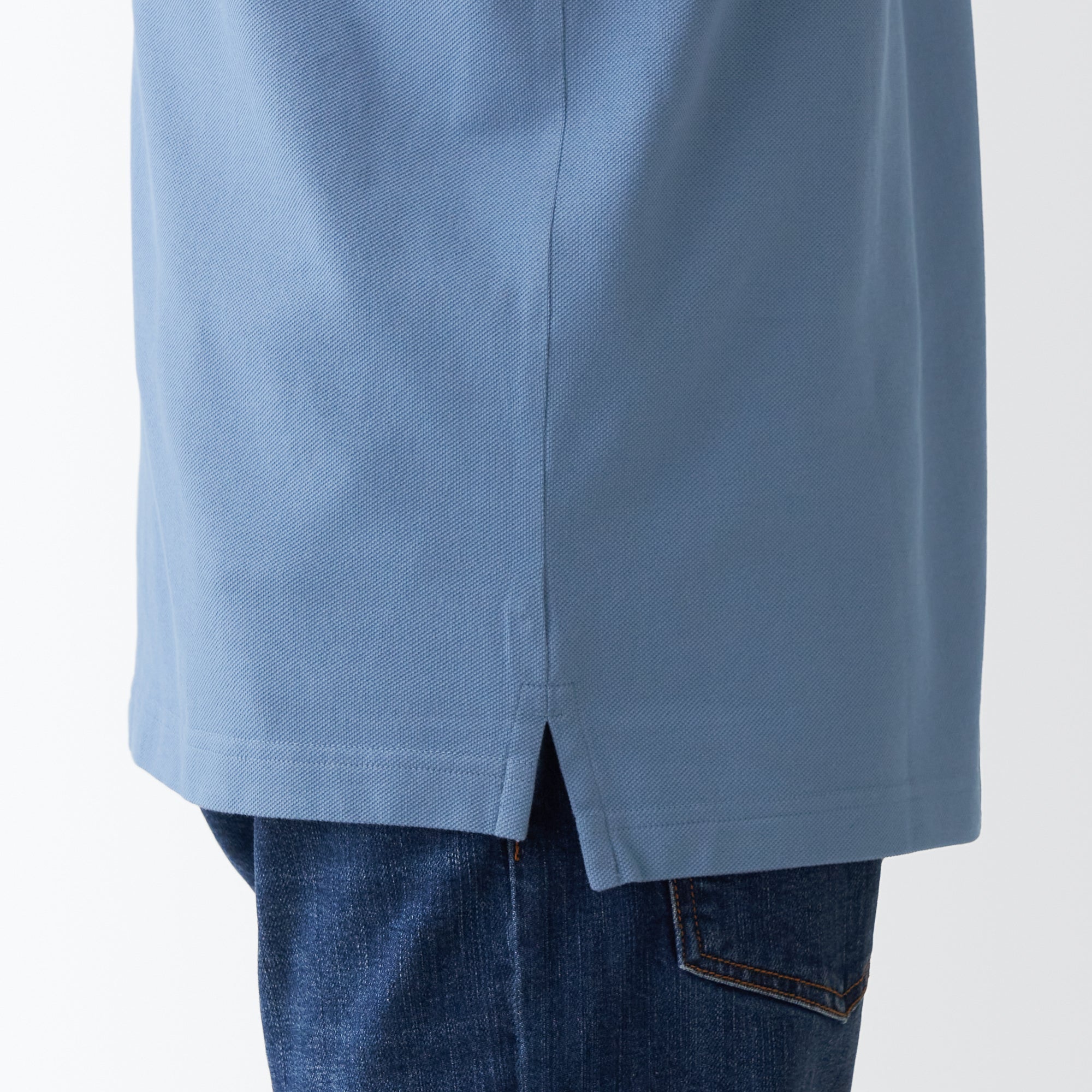 Men's Washed Pique Polo Shirt