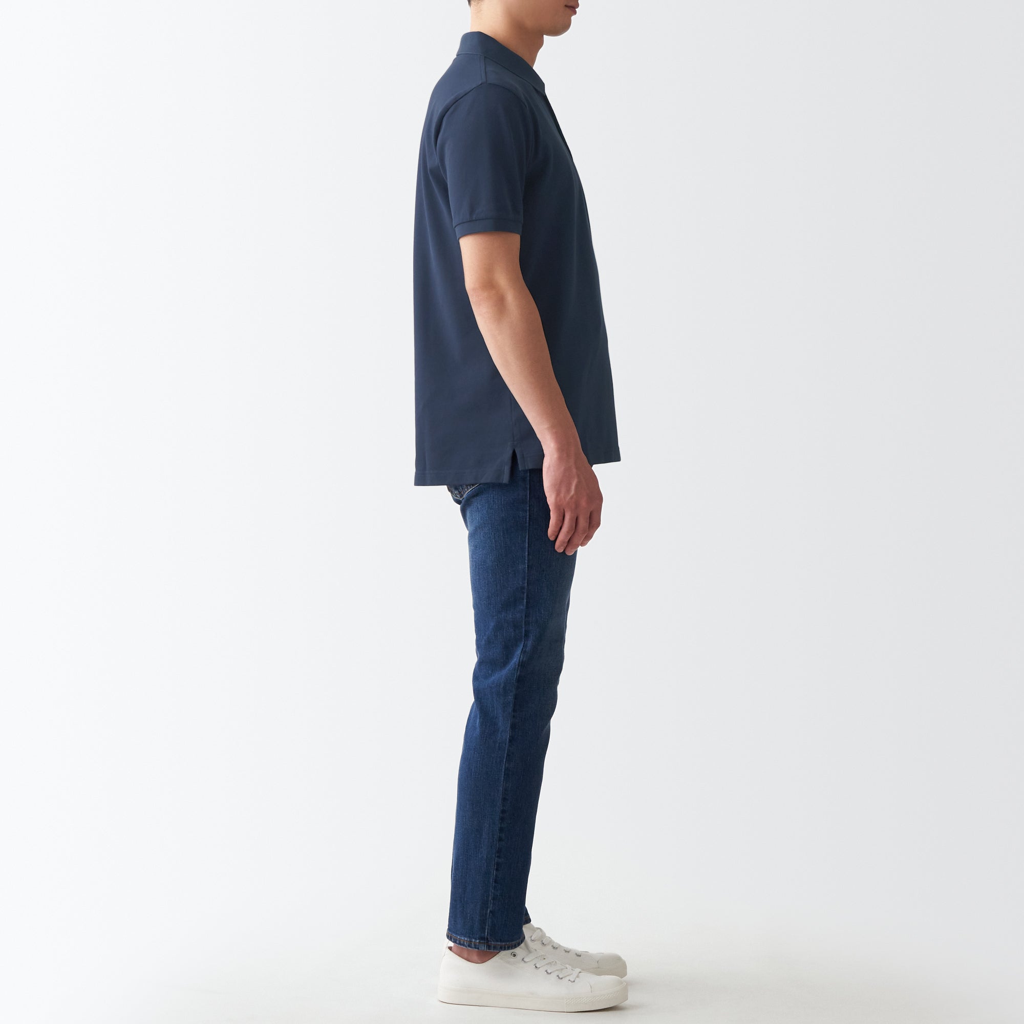 Men's Washed Pique Polo Shirt