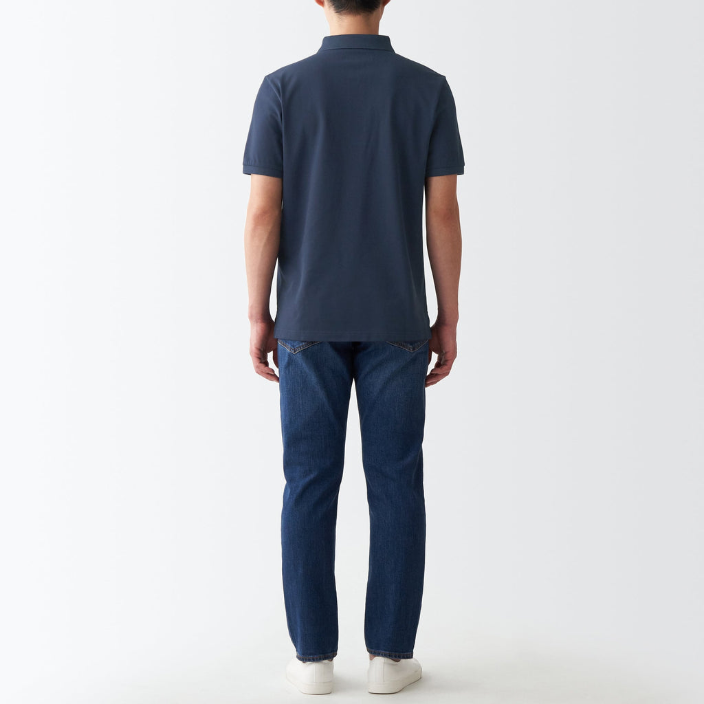 Men's Washed Pique Polo Shirt