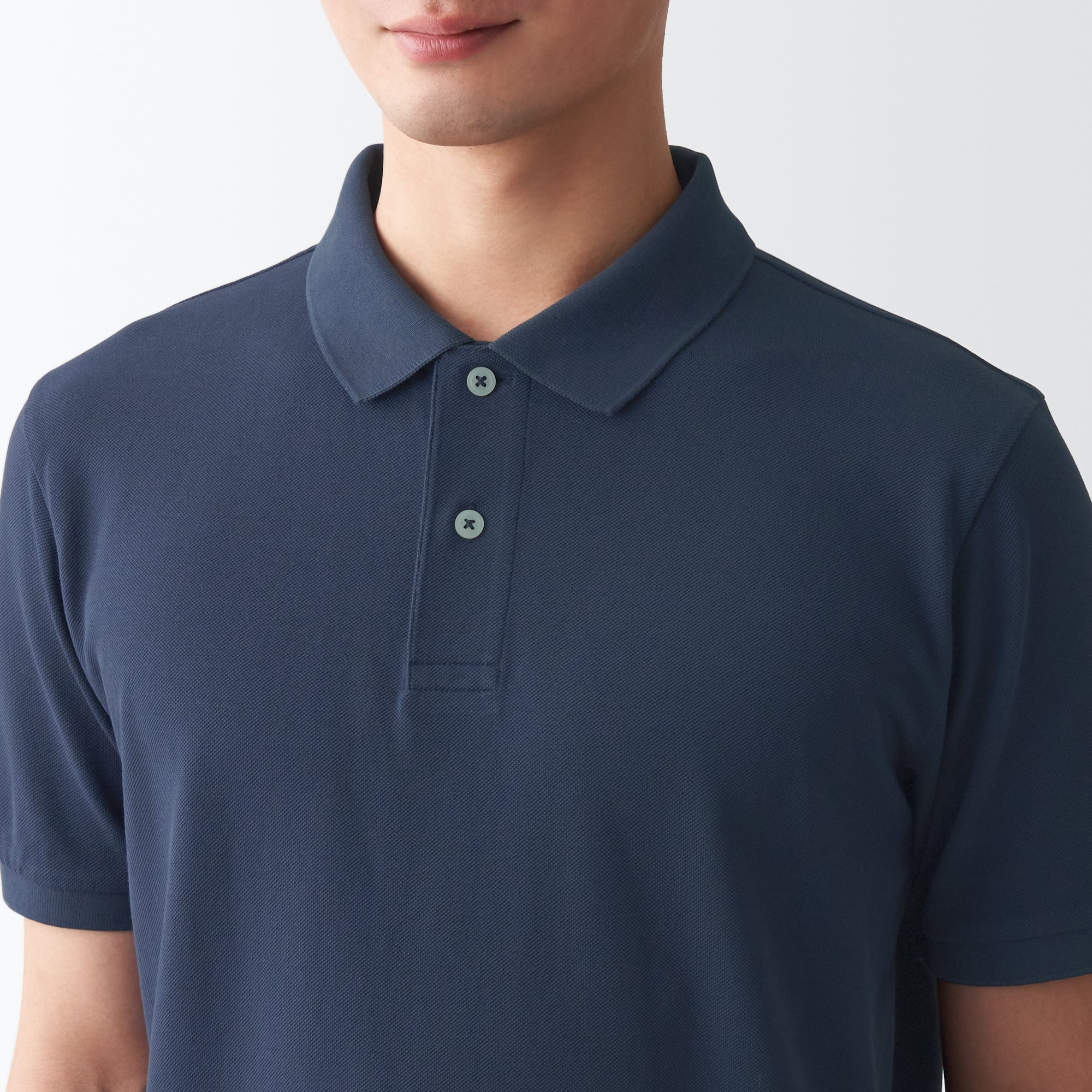 Men's Washed Pique Polo Shirt