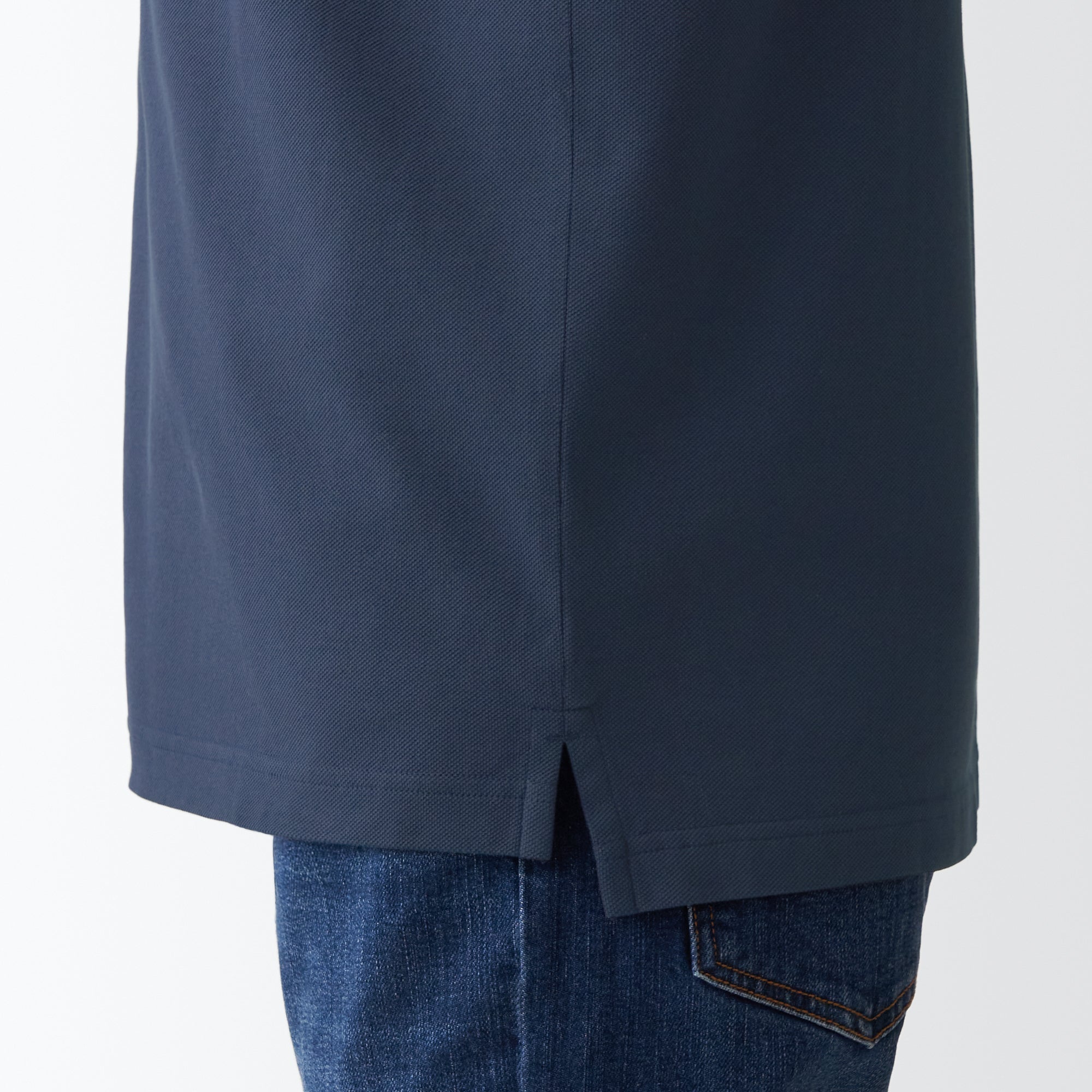 Men's Washed Pique Polo Shirt