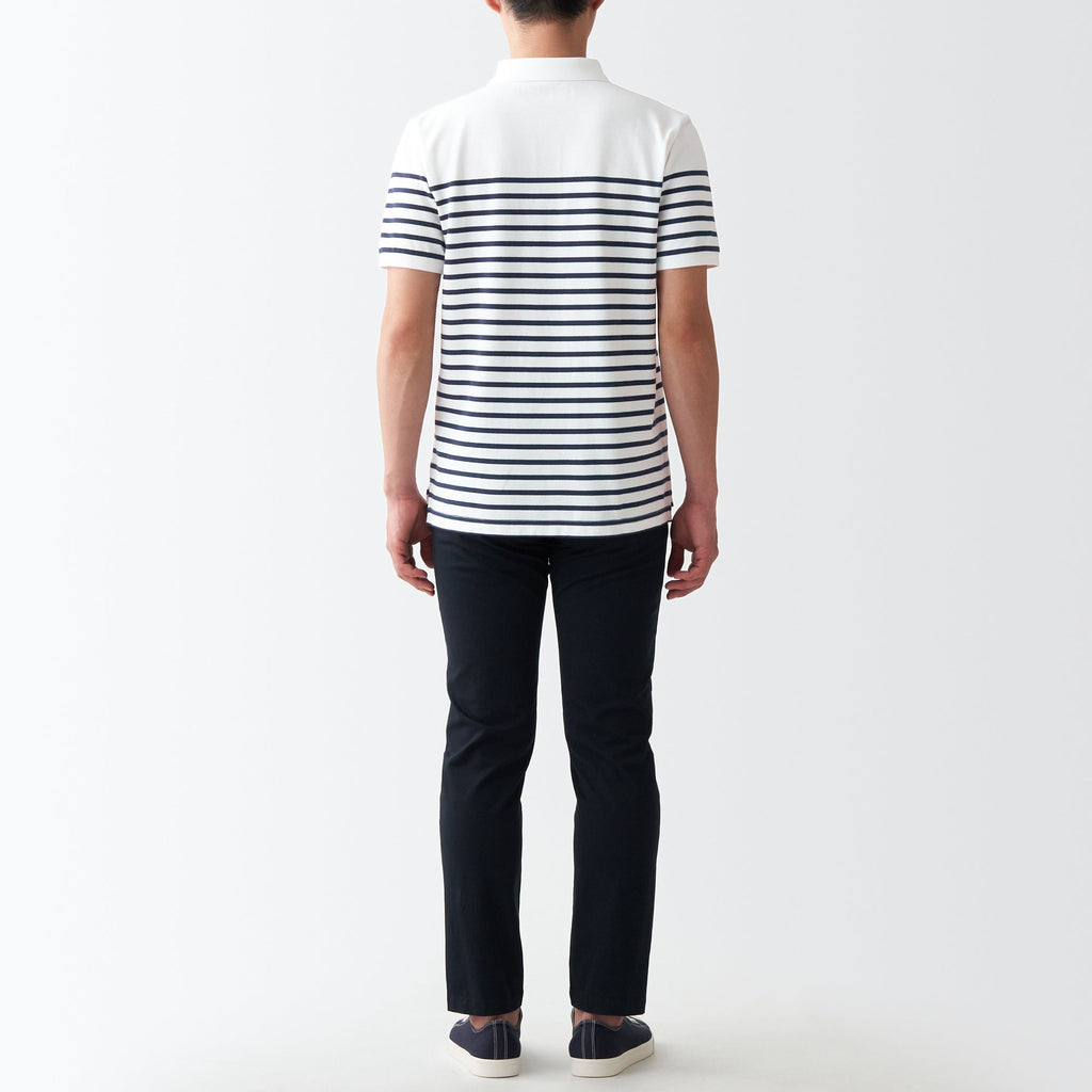 Men's Washed Pique Polo Shirt