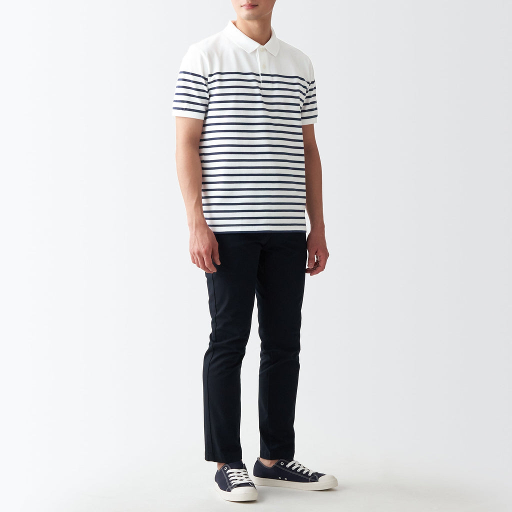 Men's Washed Pique Polo Shirt