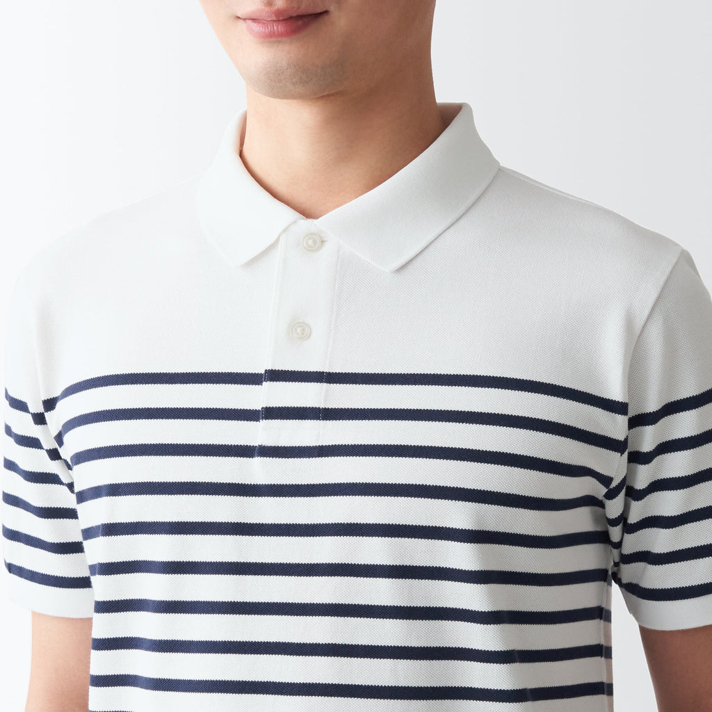 Men's Washed Pique Polo Shirt