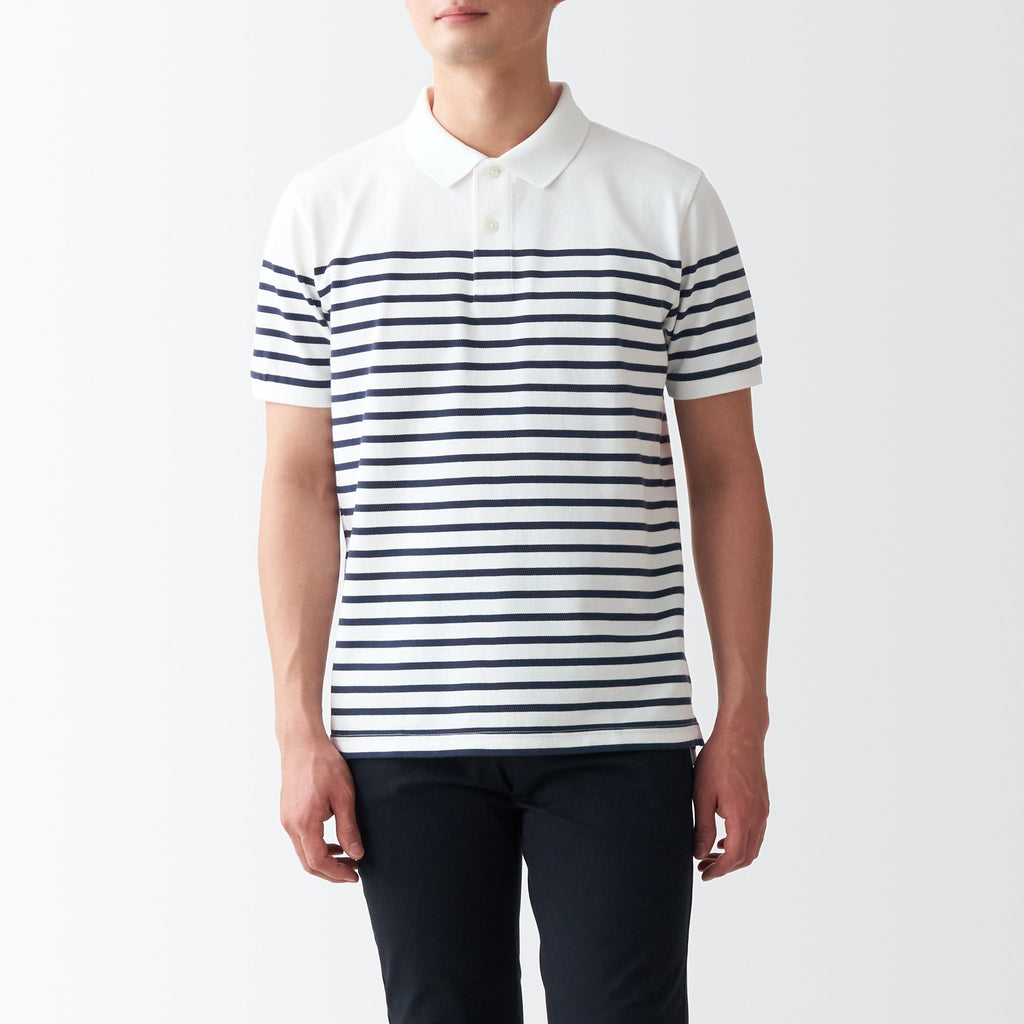 Men's Washed Pique Polo Shirt