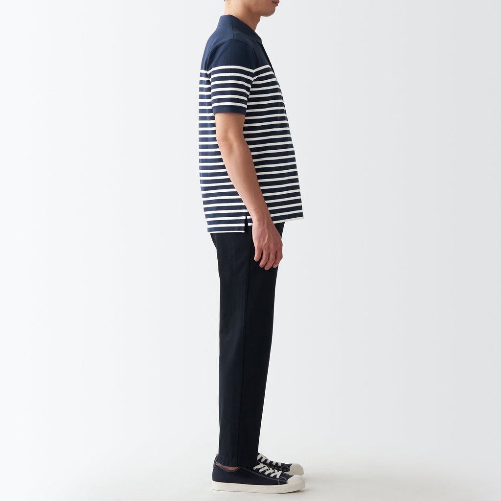 Men's Washed Pique Polo Shirt